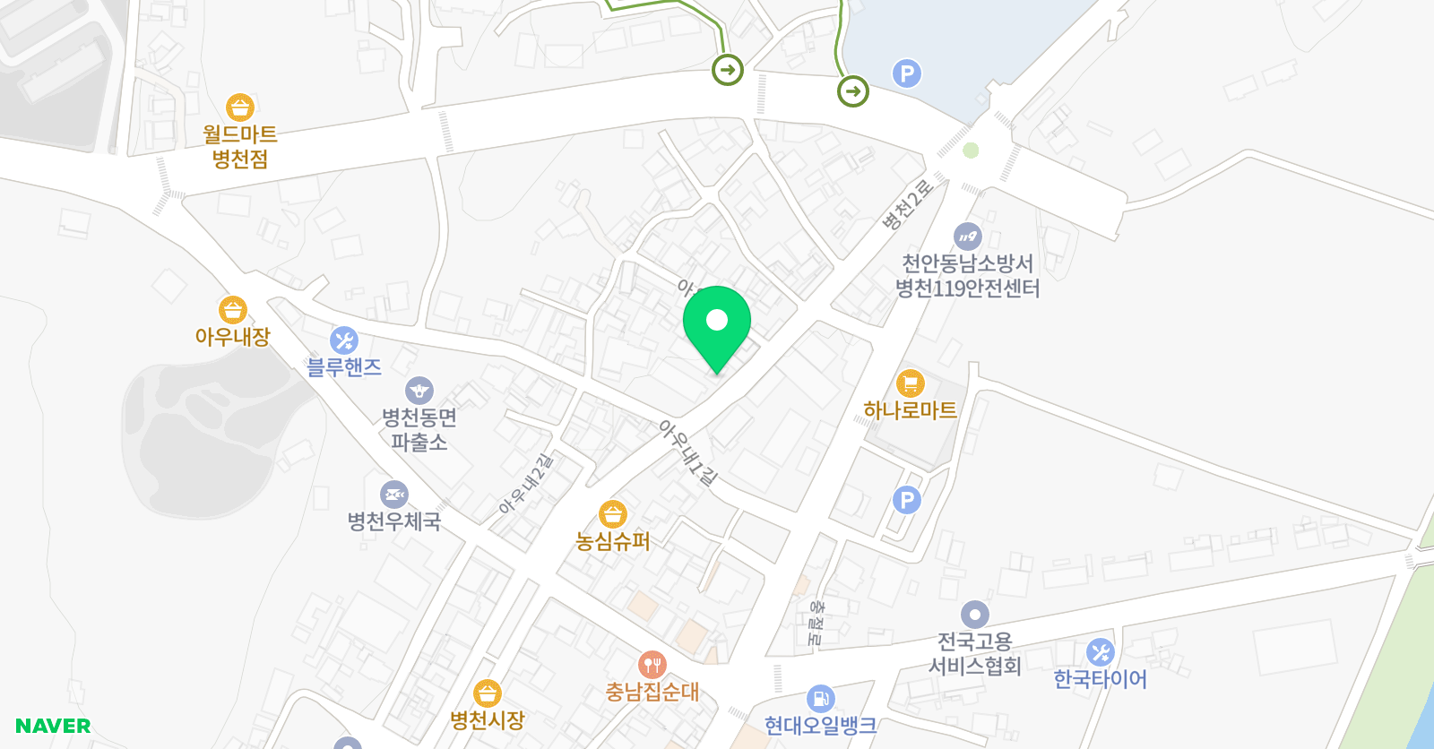 미래엔 영어수학피아노 병천학원 위치