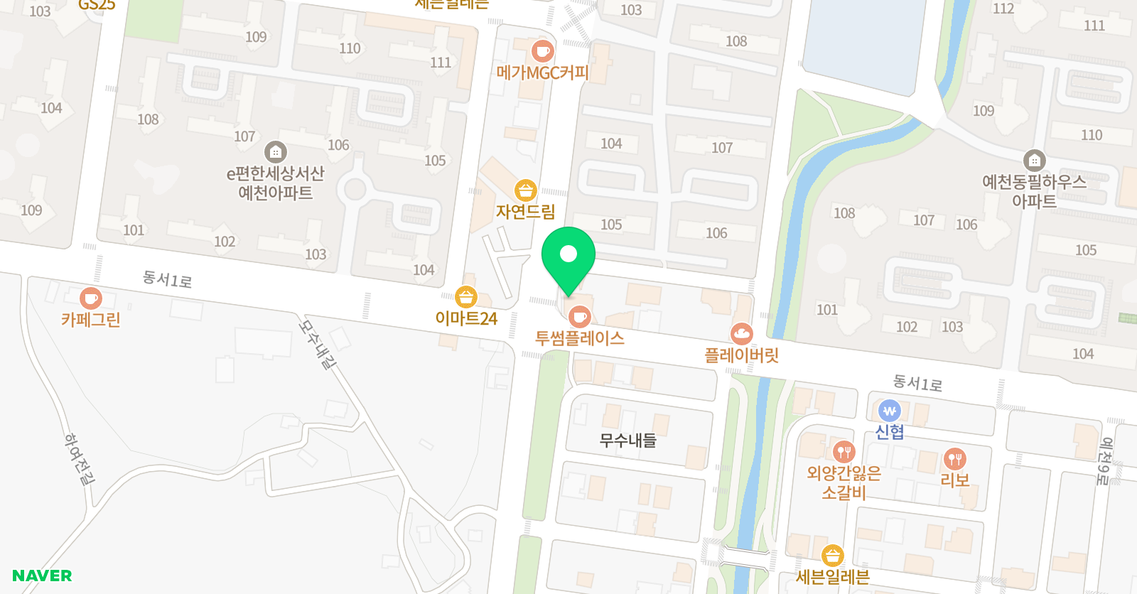 와이즈만 영재교육 서산센터 위치