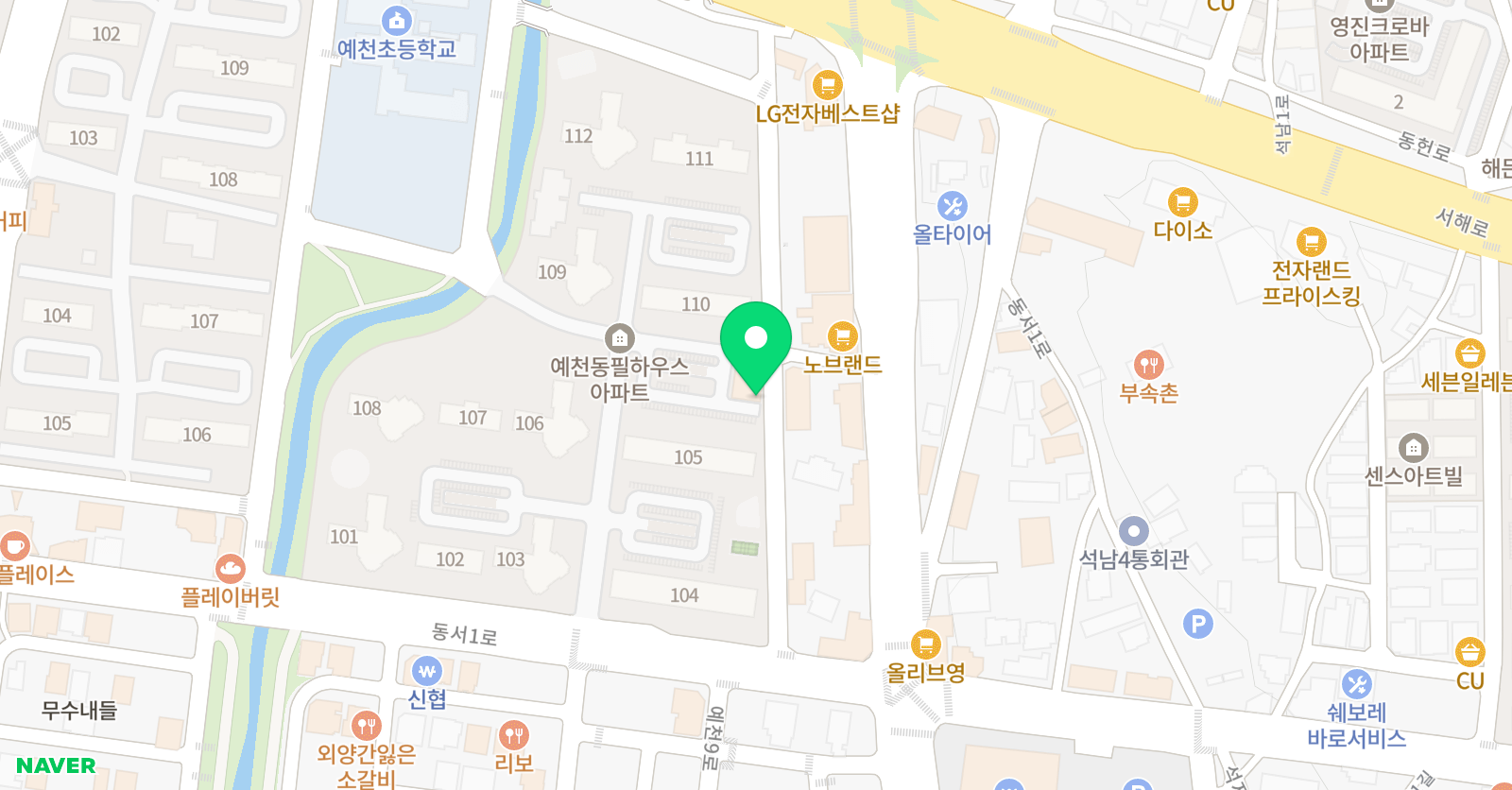 이음 코딩 수학학원 위치