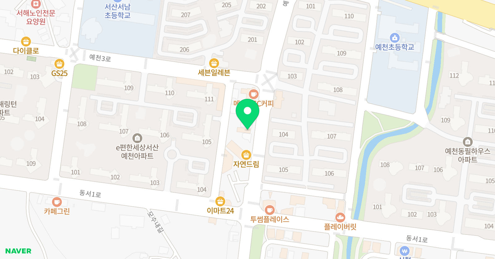 예천 태권도 위치