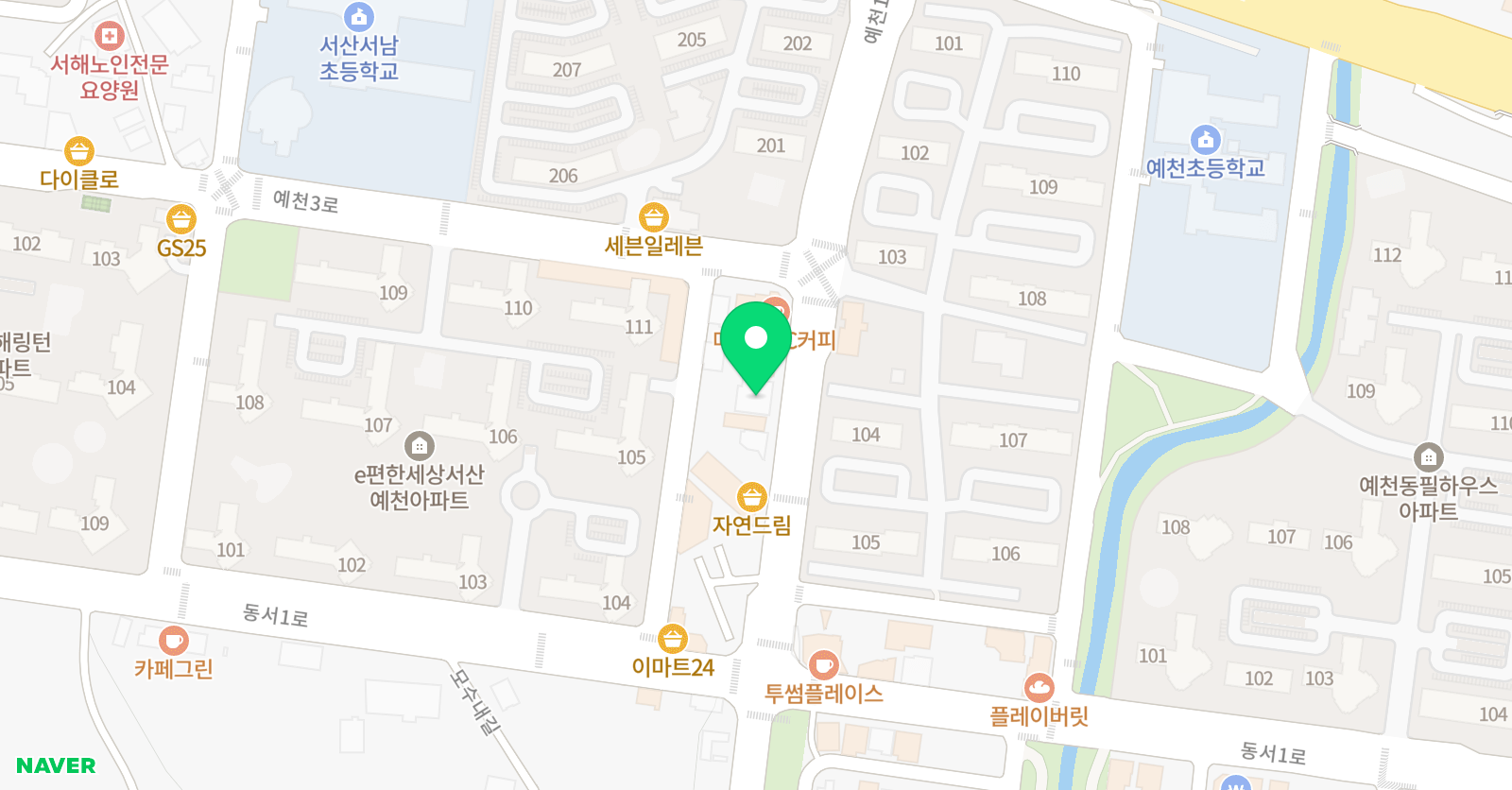 차이랑 중국어 서산학원 위치