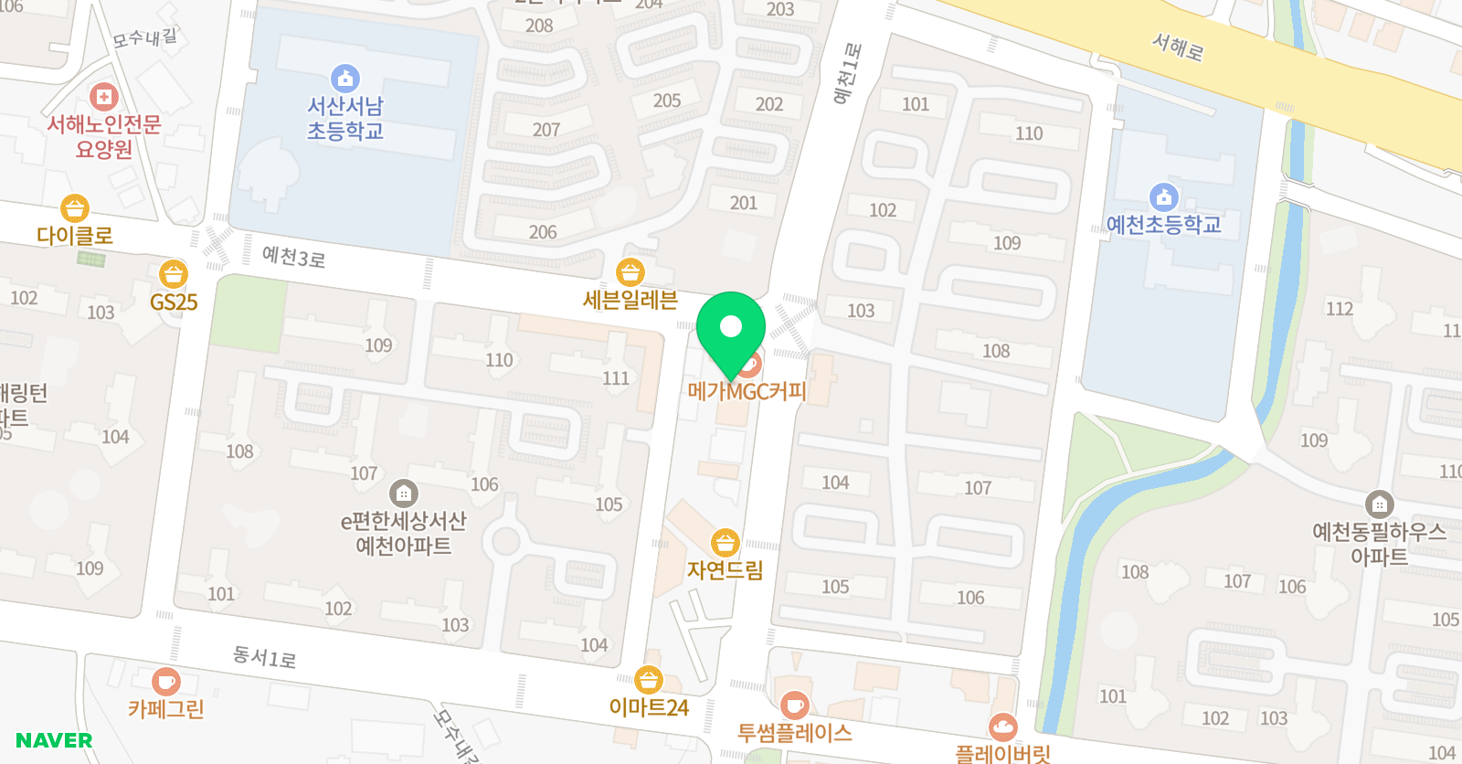 글나무 독서논술 위치
