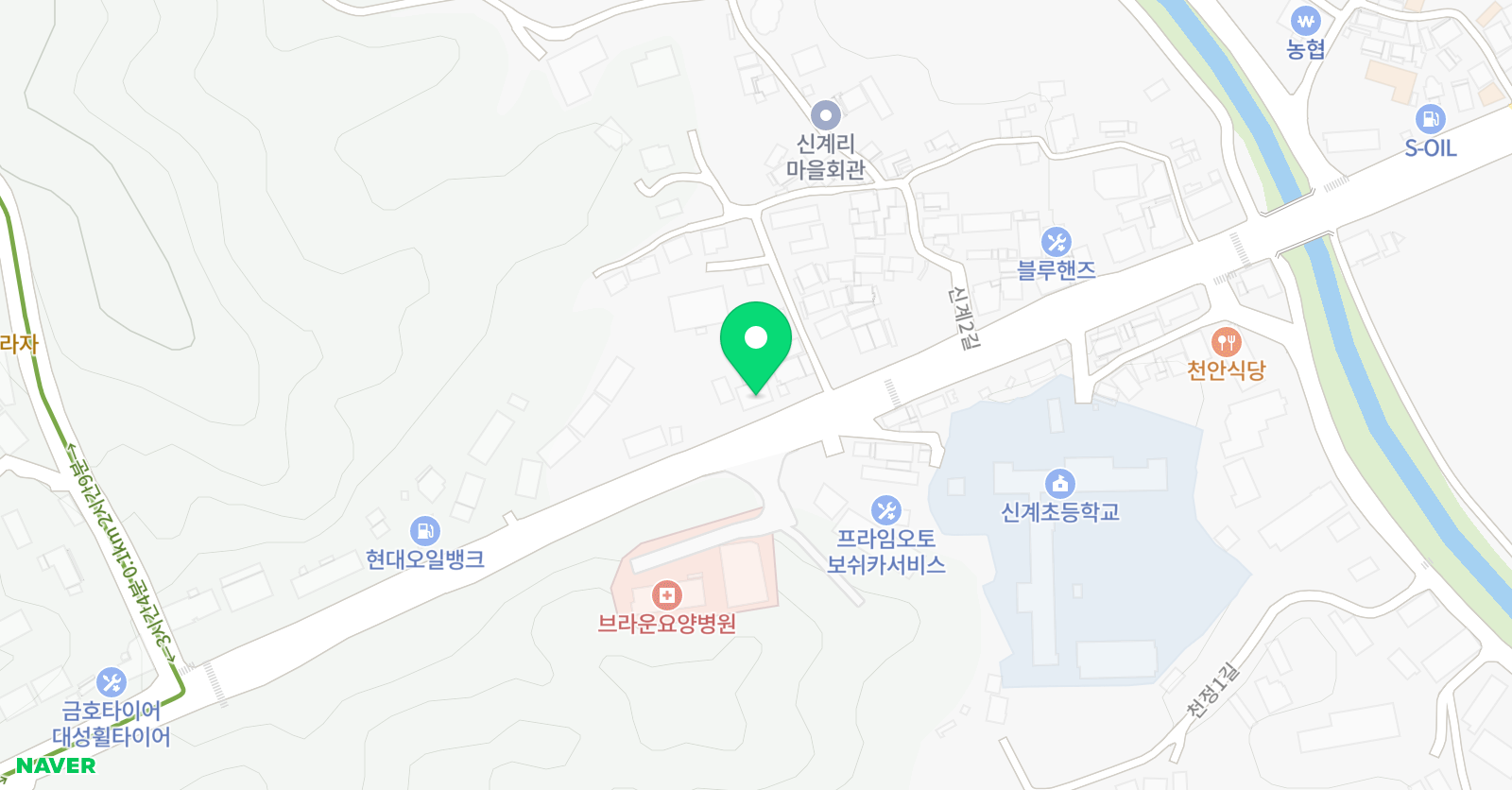 사우 학원 위치