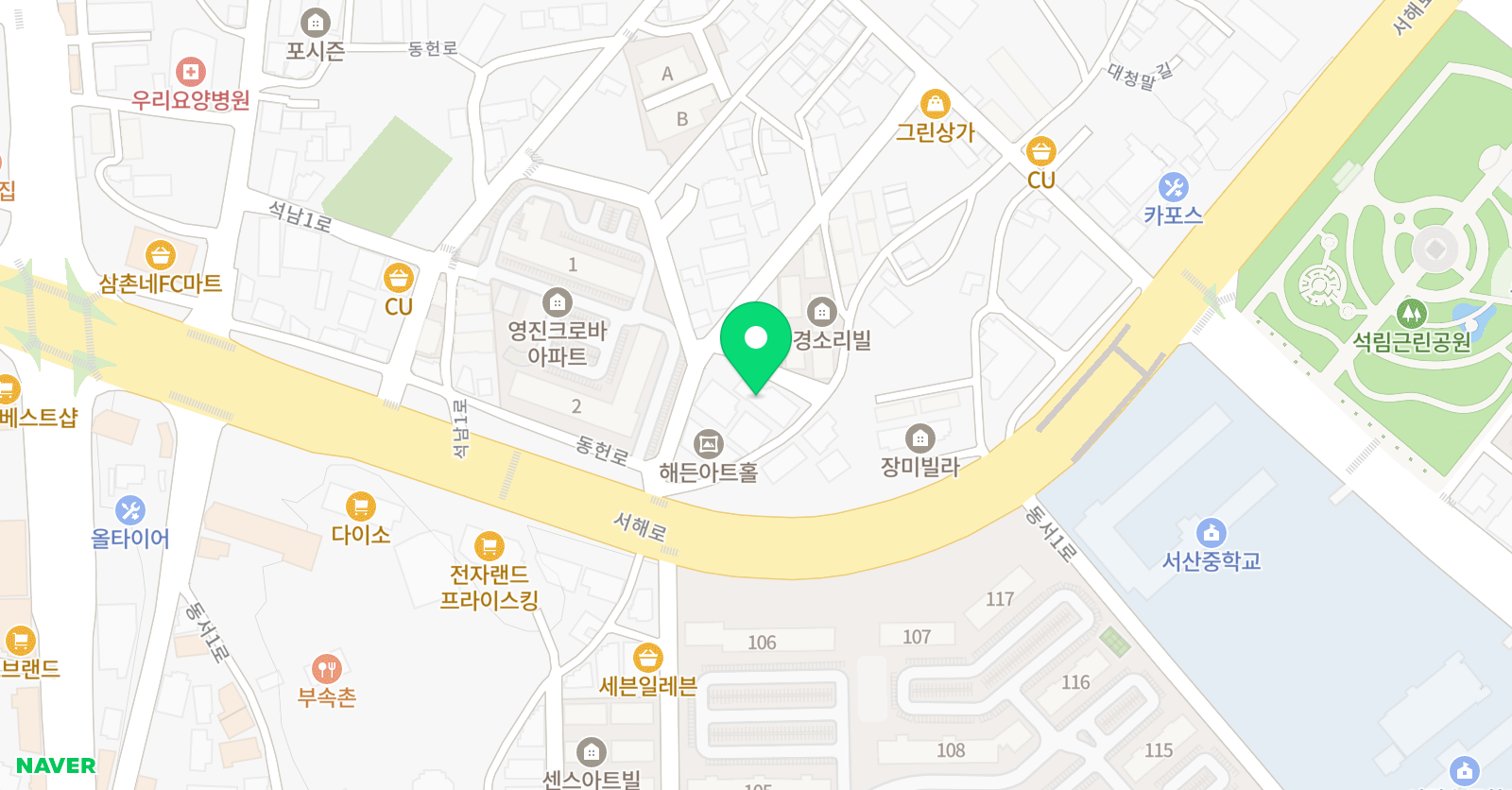 티밍 창의play학원 위치