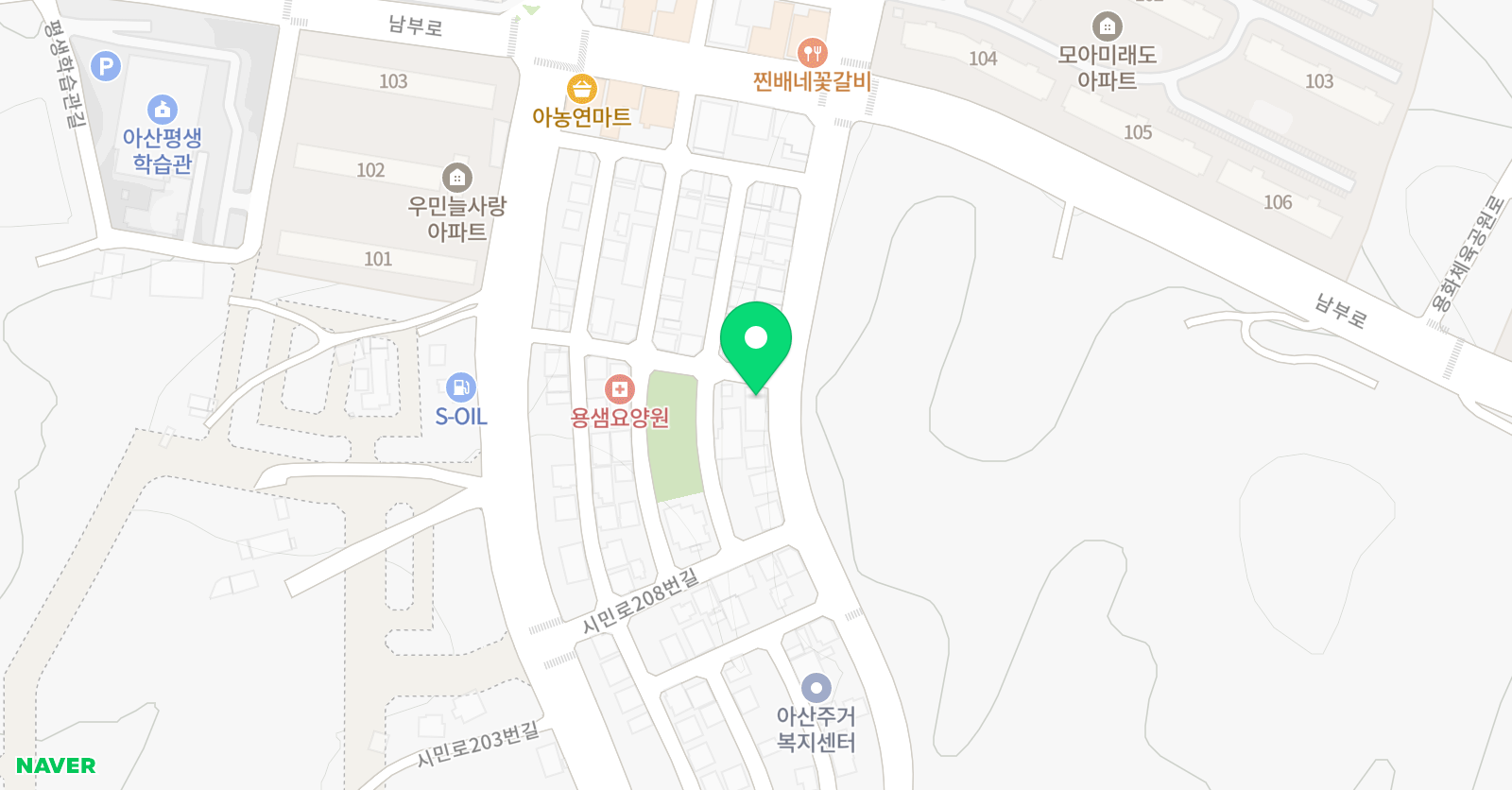 캐나다 HS어학원 위치
