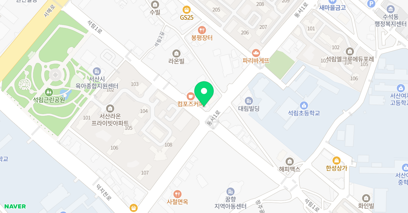 옳음 학원 위치