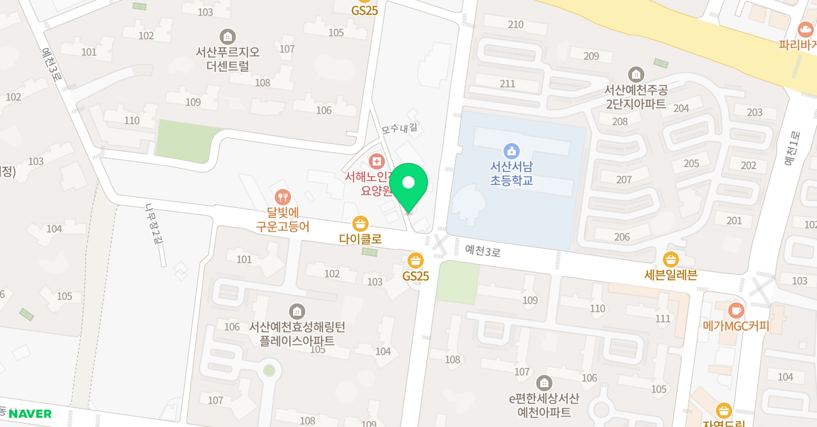 프라임 영어학원 위치