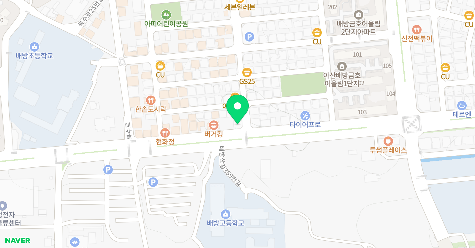 퍼스트수학국어학원 위치
