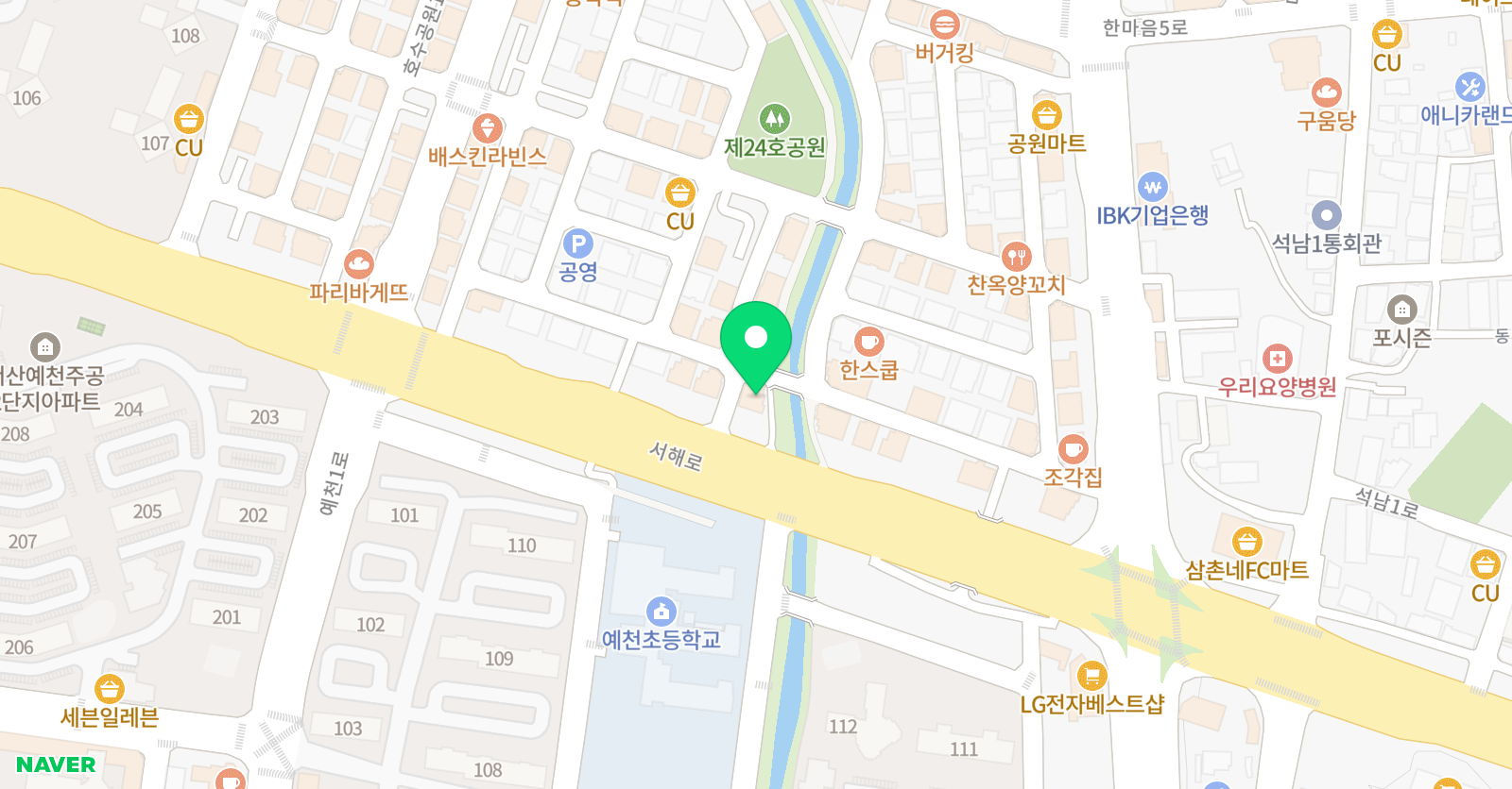 김쌤 영수 위치
