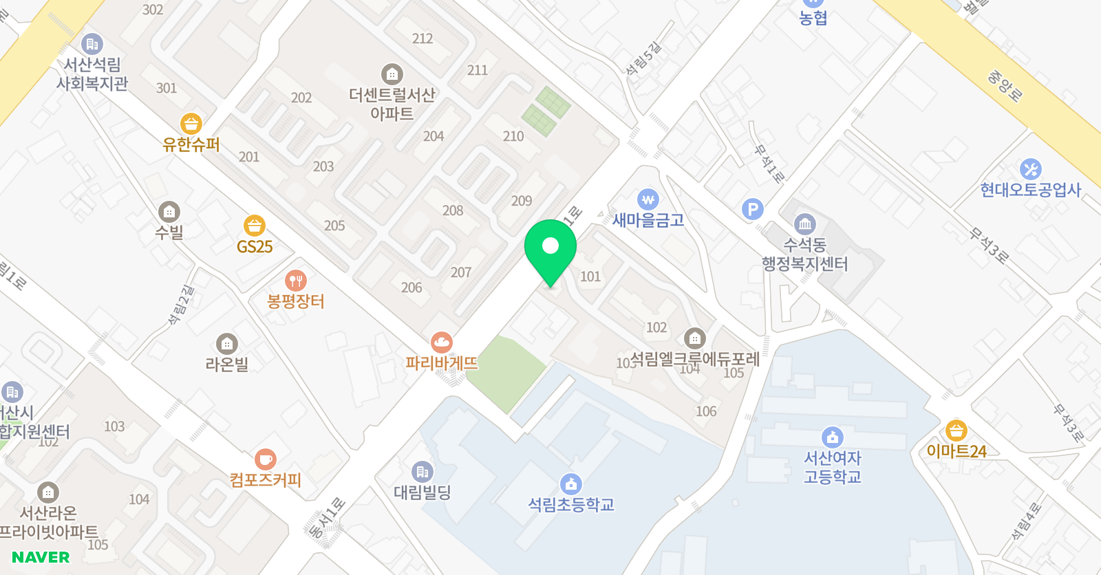 아인클랑 피아노음악학원 위치