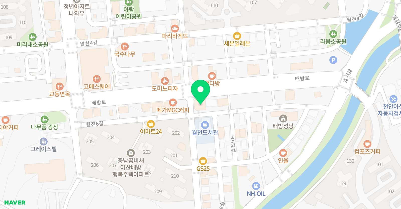 QED수학학원 위치