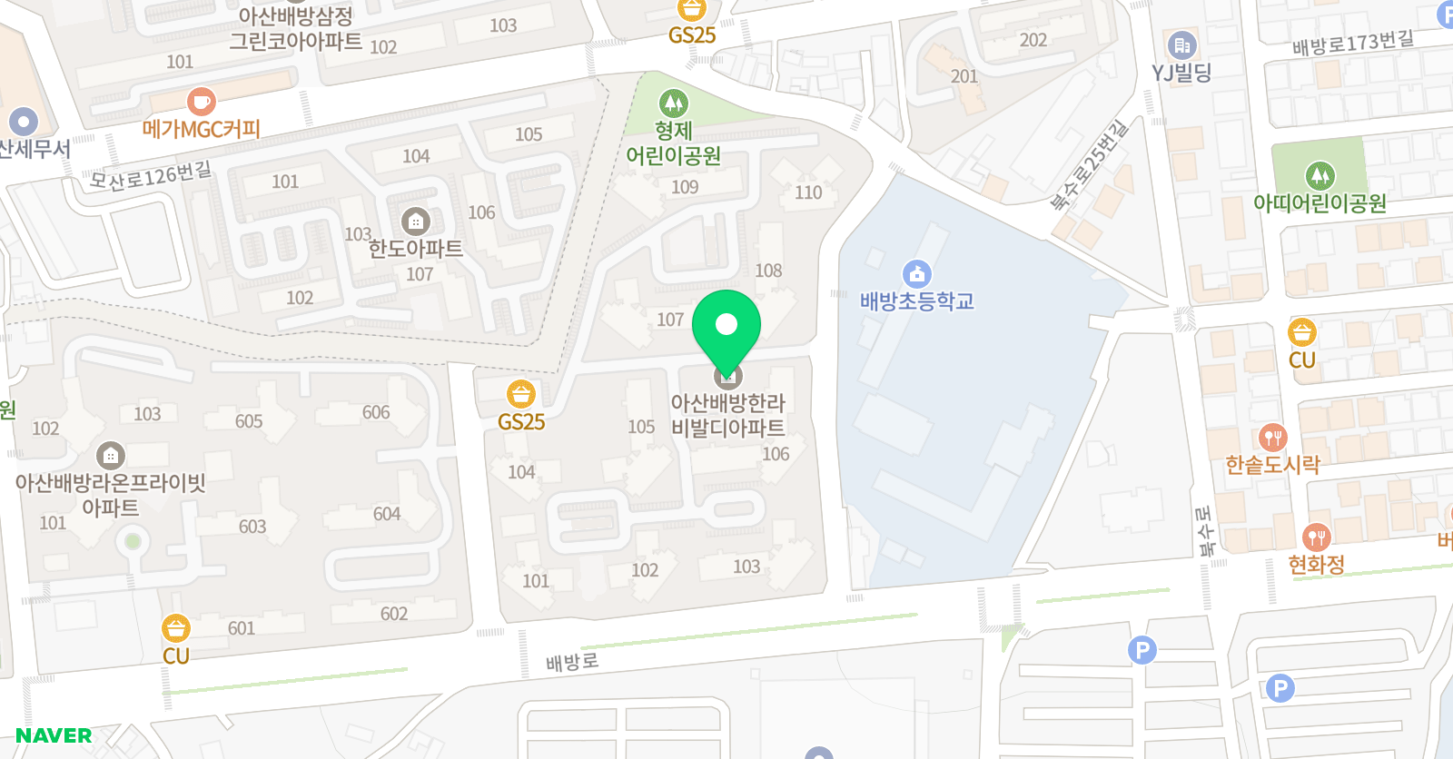 한라비발디 꿈꾸는공부방 한라비발디꿈꾸는공부방 위치