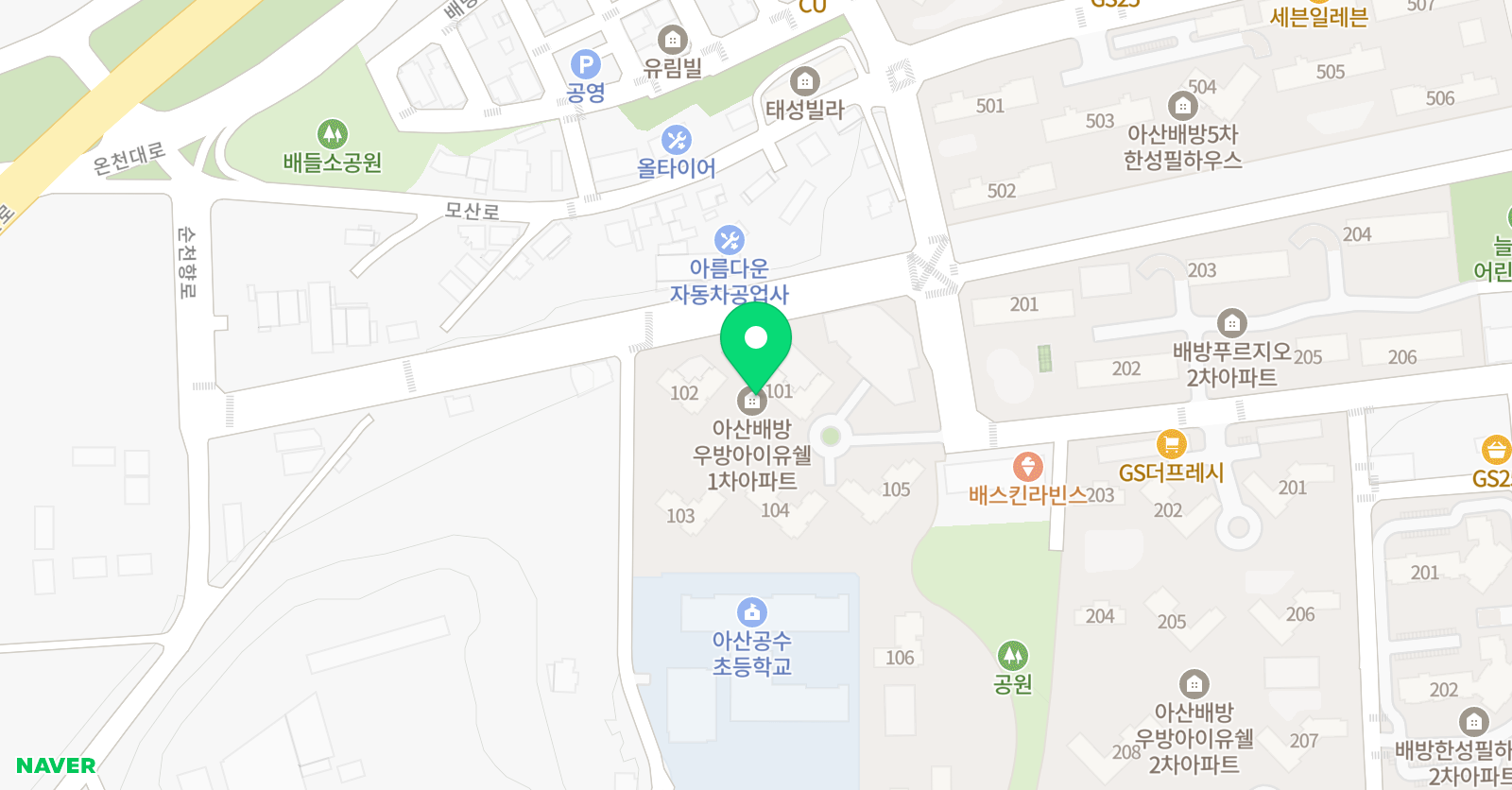 클랑 음악학원 위치
