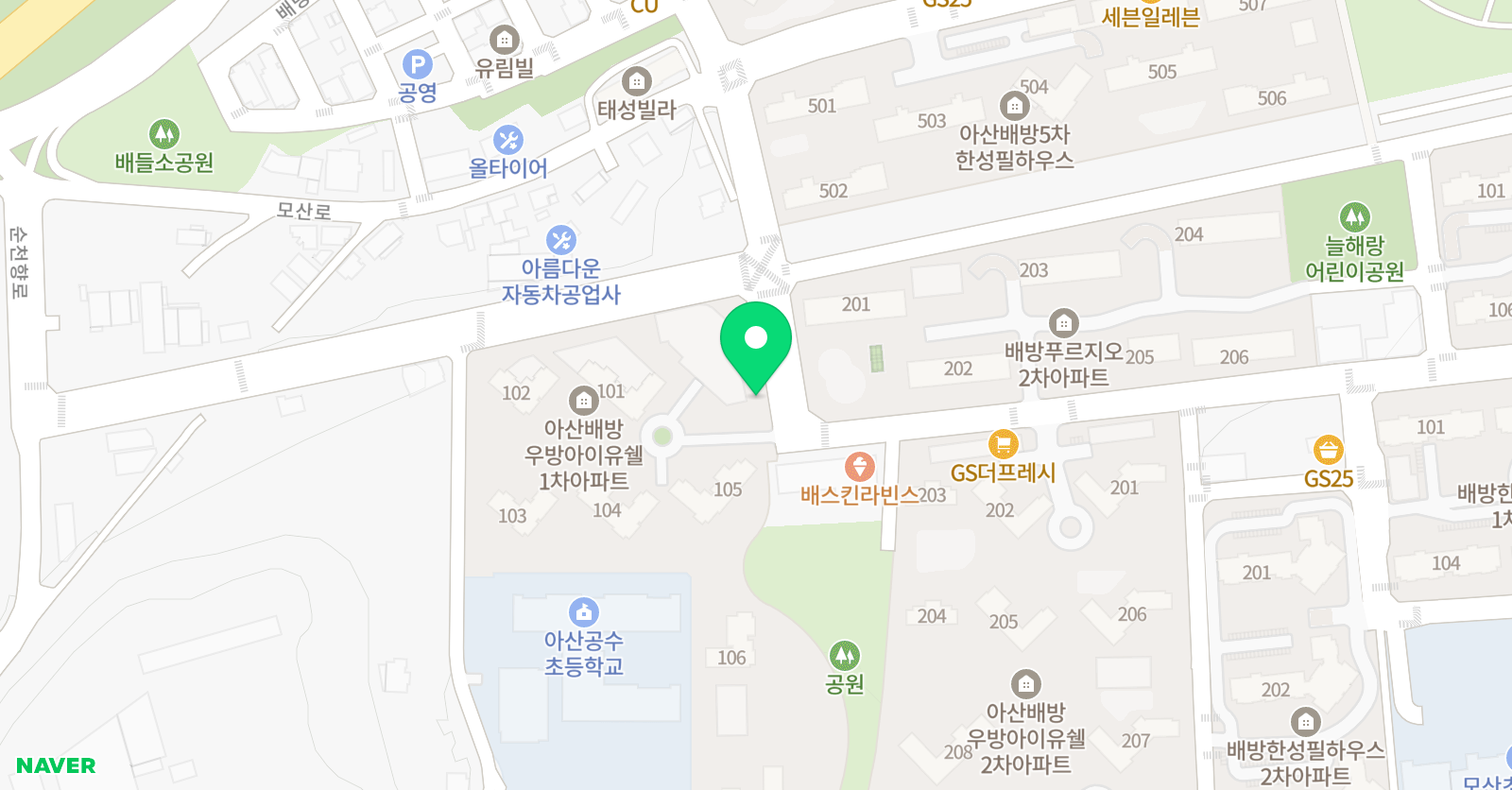 문어랑 수리랑 학원 위치