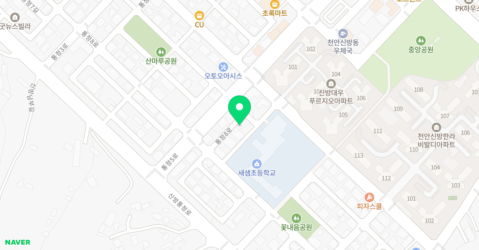 상상 수학공부방 전과목 위치