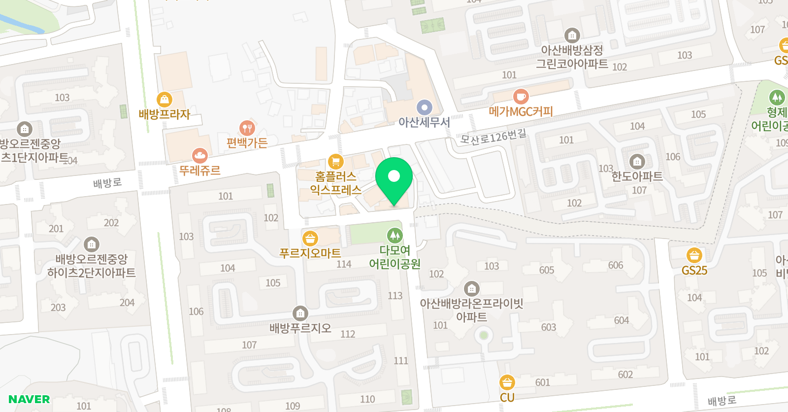 민쌤잉글리시 영어교습소 위치