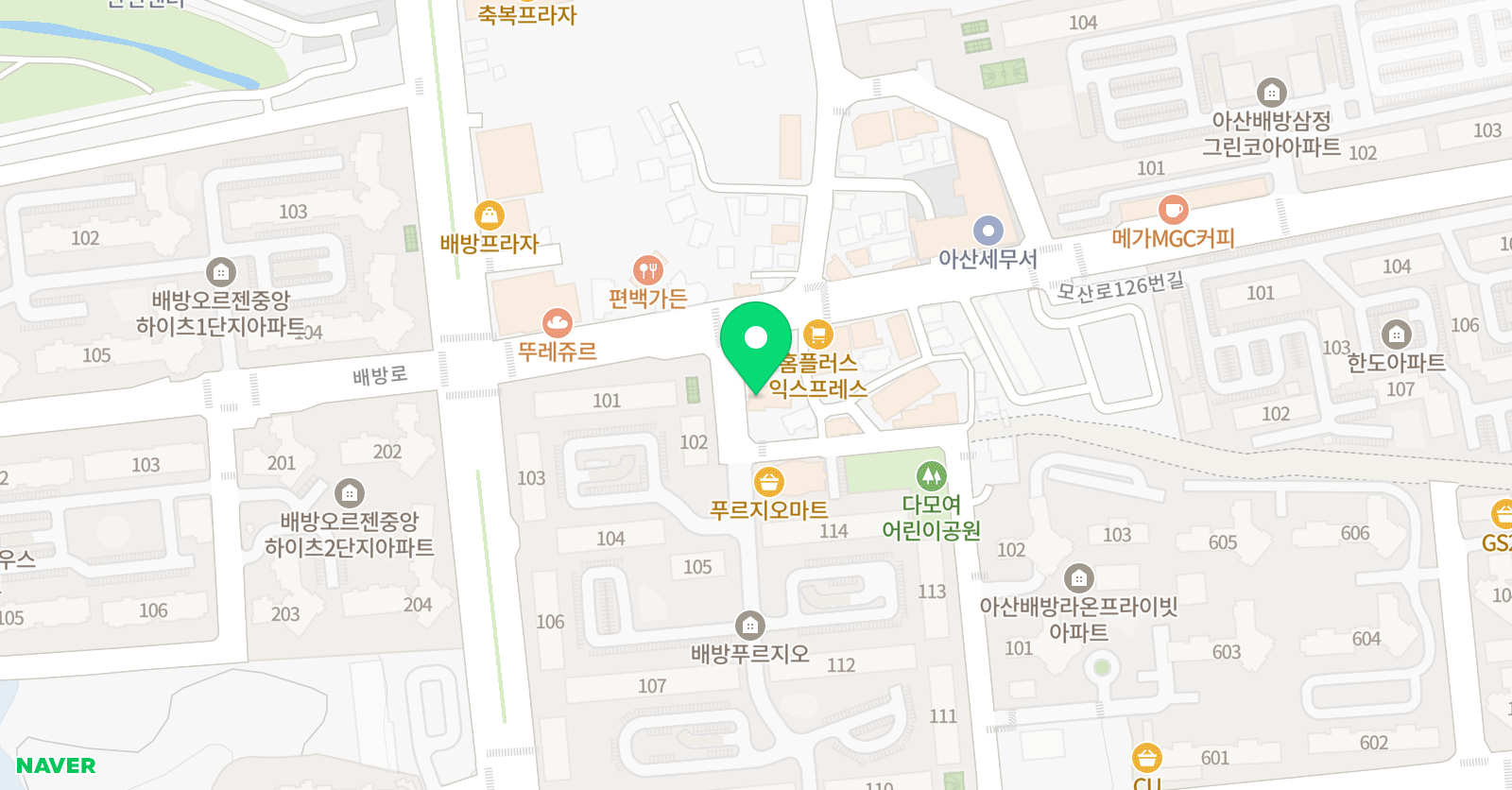 포르테피아노 미술학원 위치