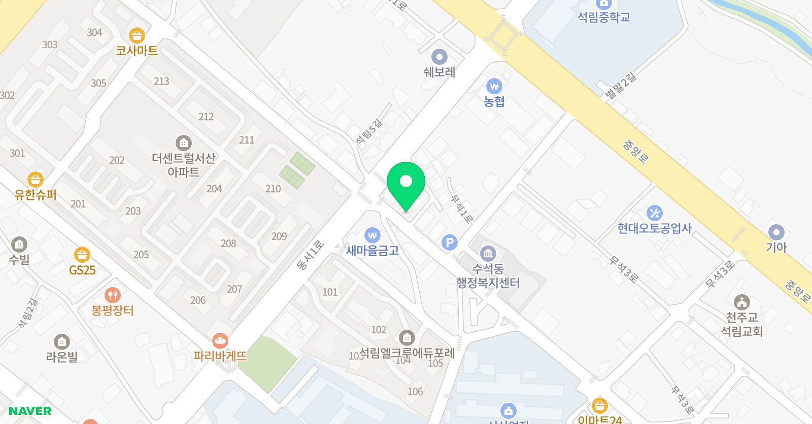 어썸 수학학원 위치