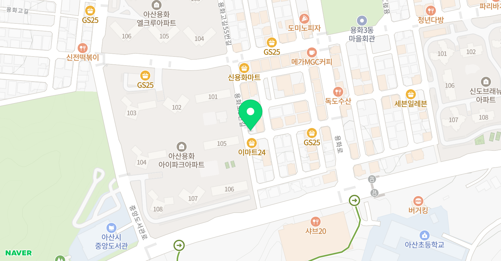 또바기 국어논술학원 위치