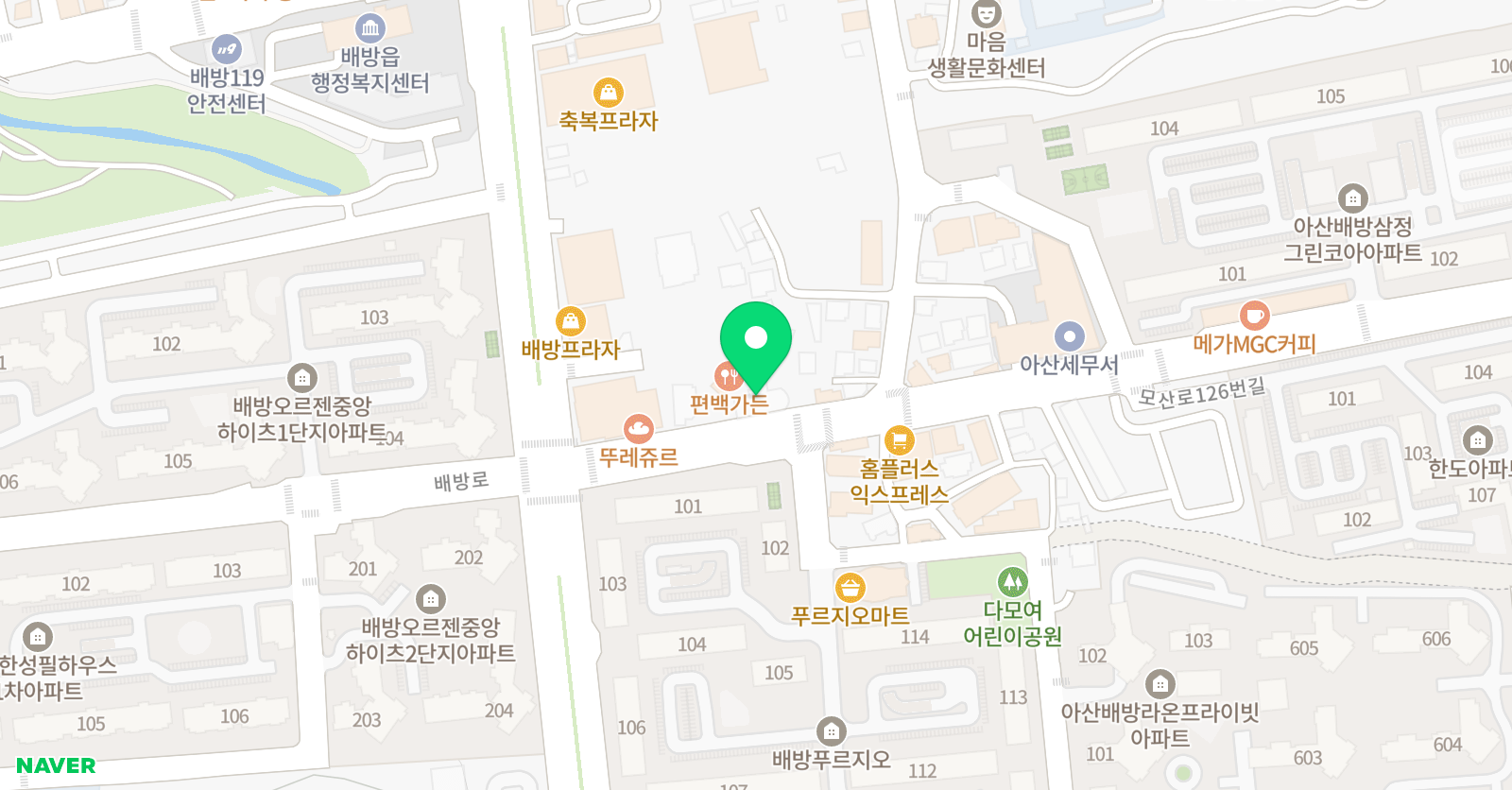 마스터입시교육 학원 위치