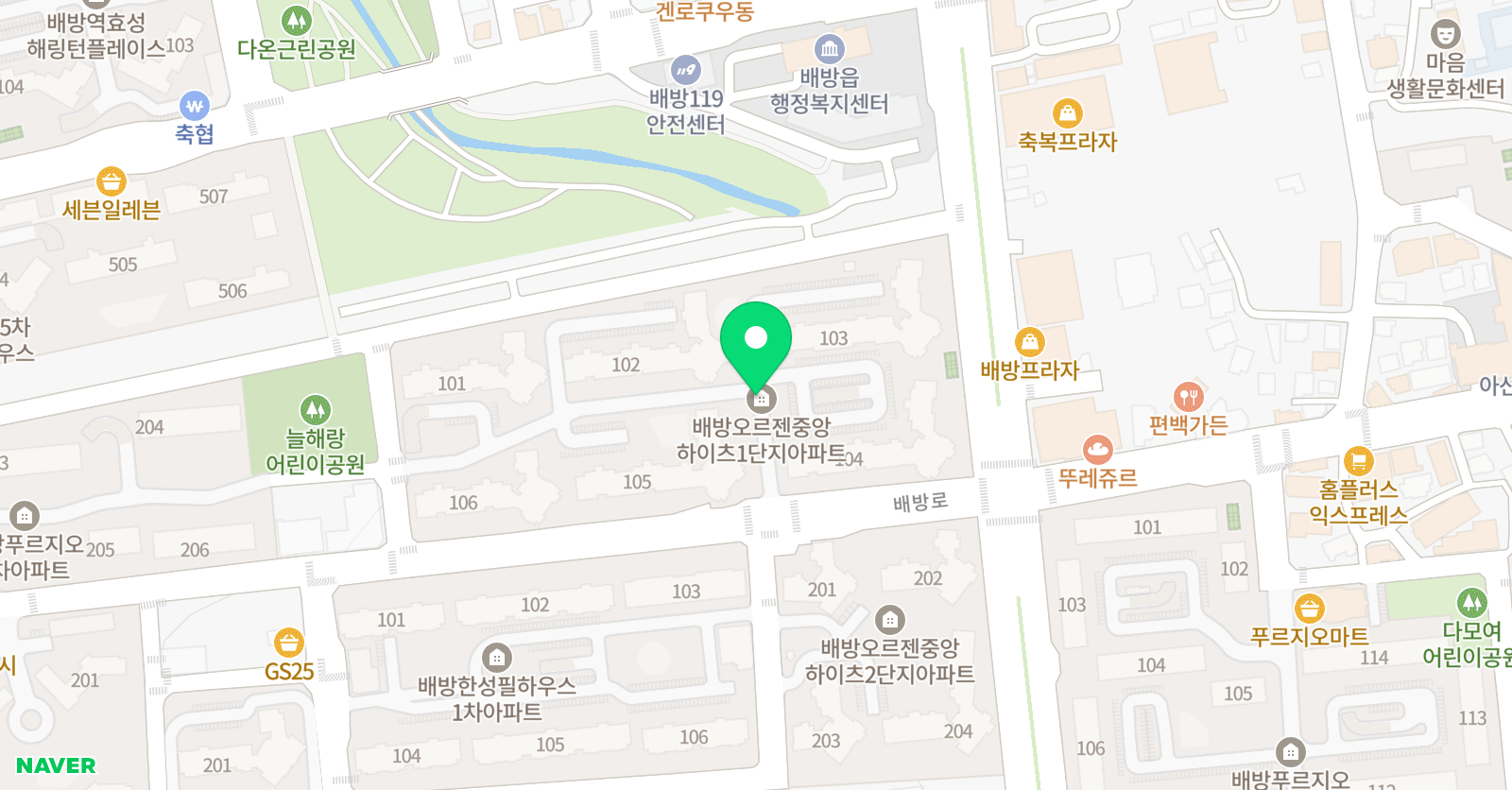 이브레인 영어 위치