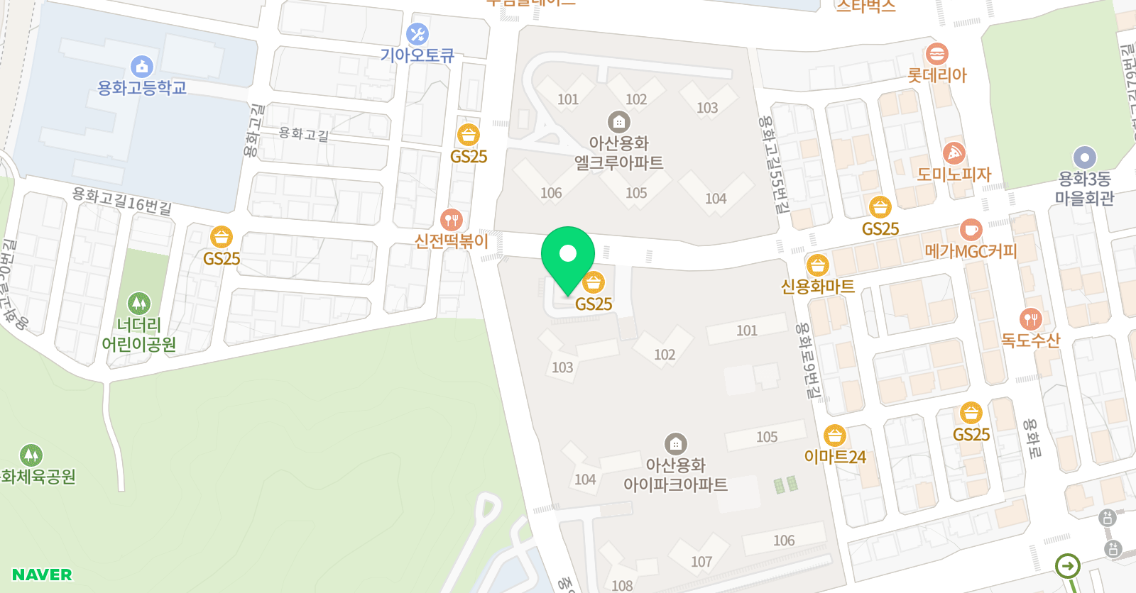 김선생 독서논술 위치