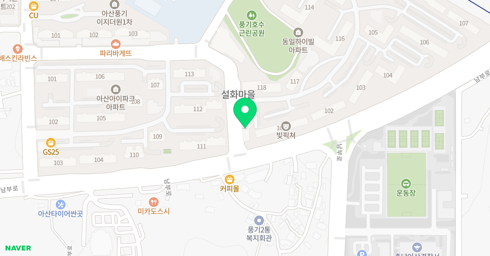 올림푸스짐 위치