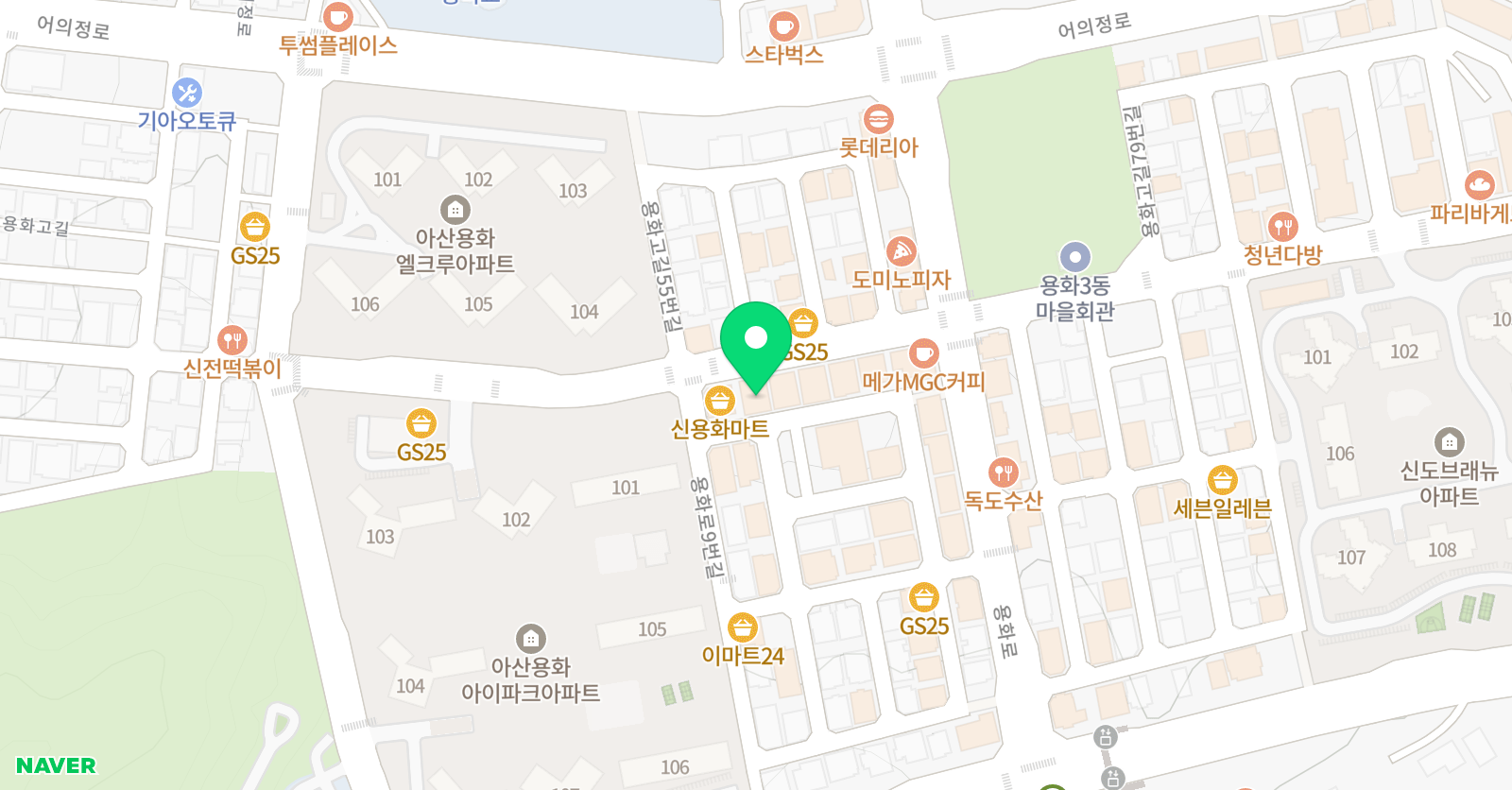 하은혜어학원 위치