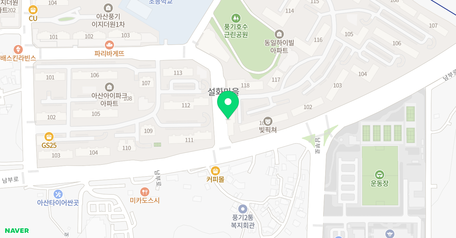 로제타스톤 아산동일하이빌점 위치
