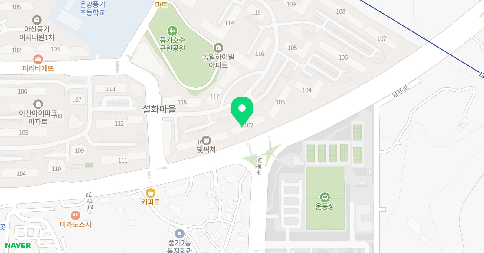 스마트해법 영어 아산동일점 위치
