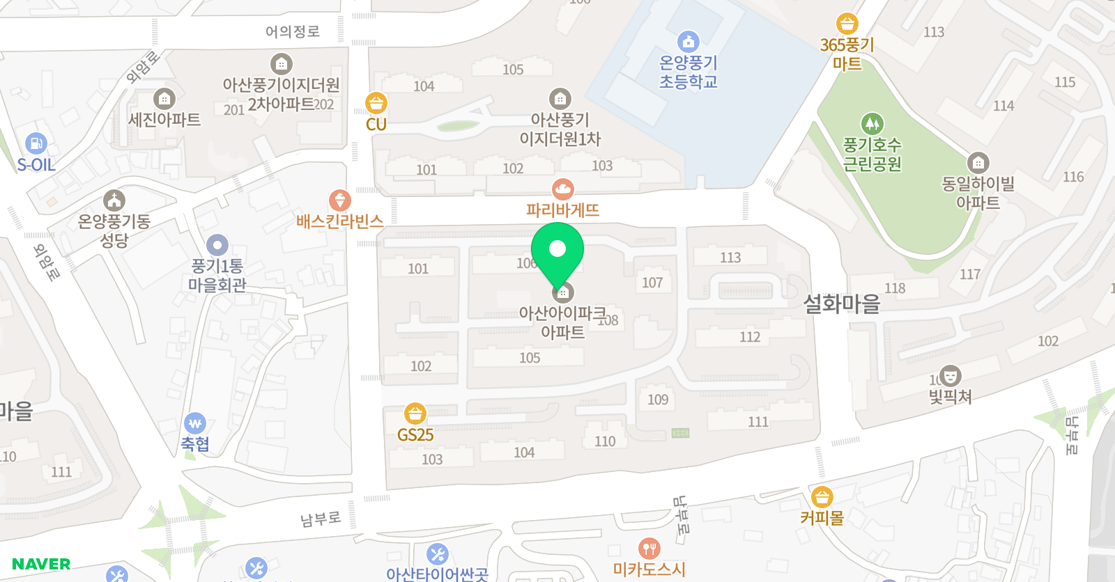파머스 영어 풍기캠퍼스 위치