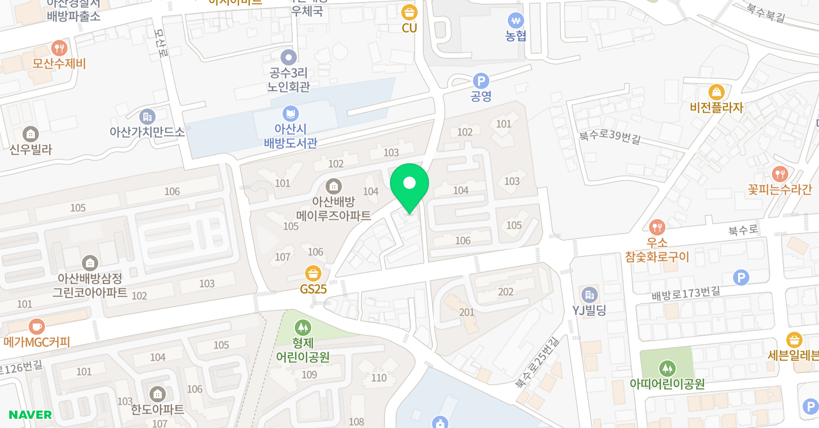 두드림 피아노학원 위치