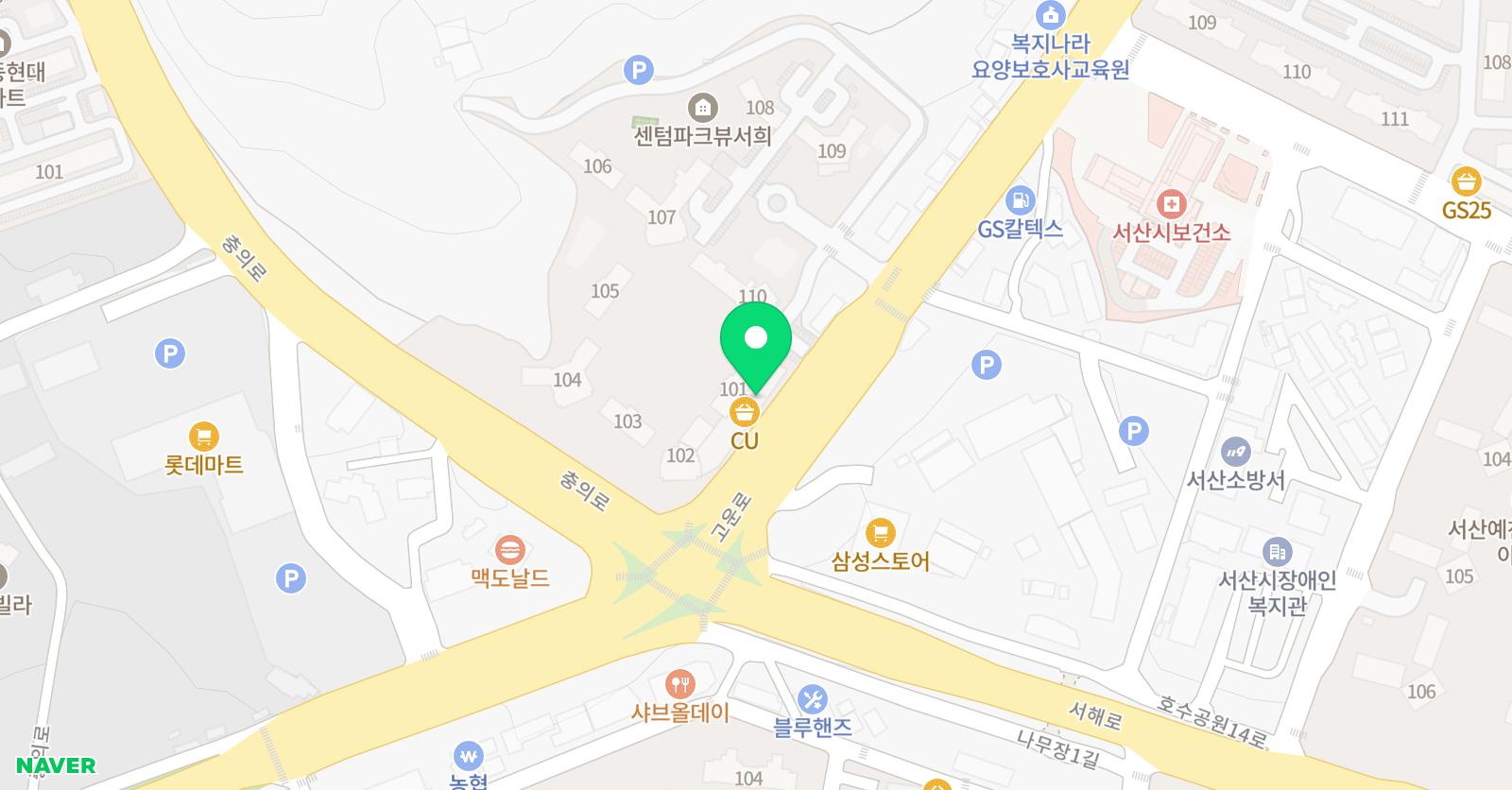 셀파 우등생교실 서산 예천 서희교실 위치