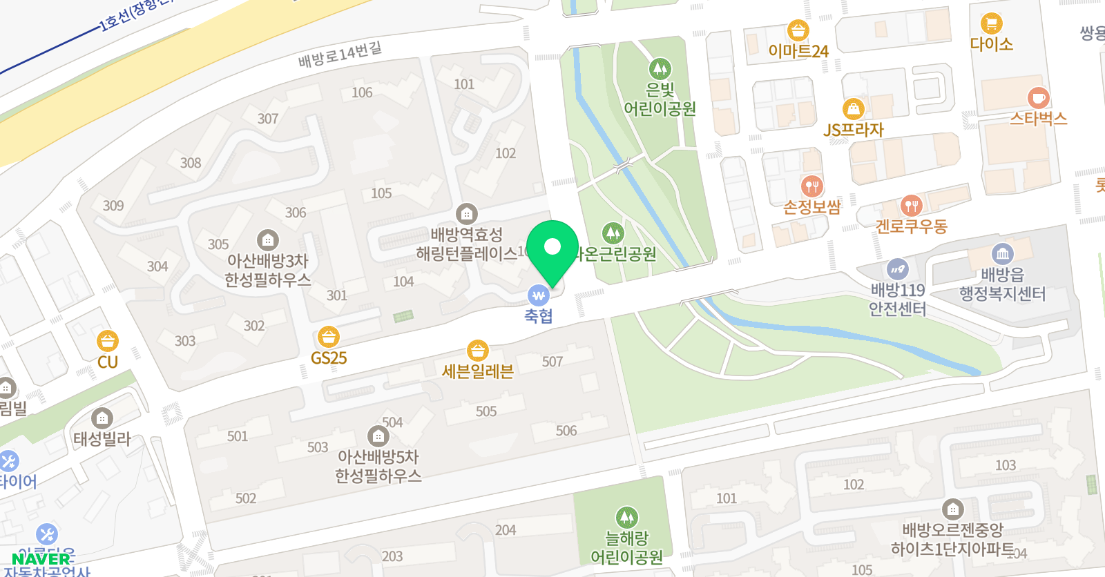 뉴턴 과학수학학원 위치