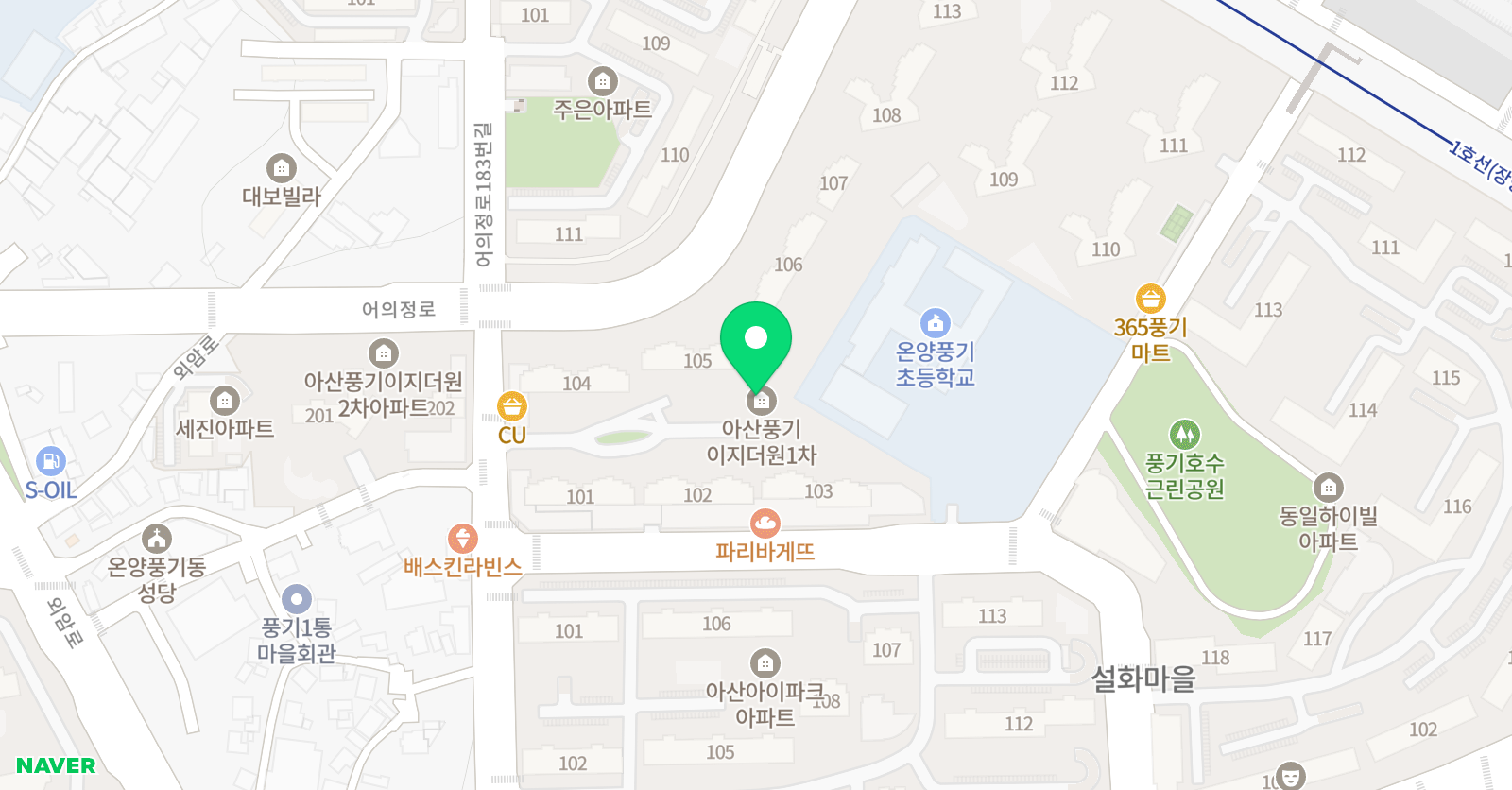 한우리 독서토론논술 풍기동이지더원홈클럽 위치