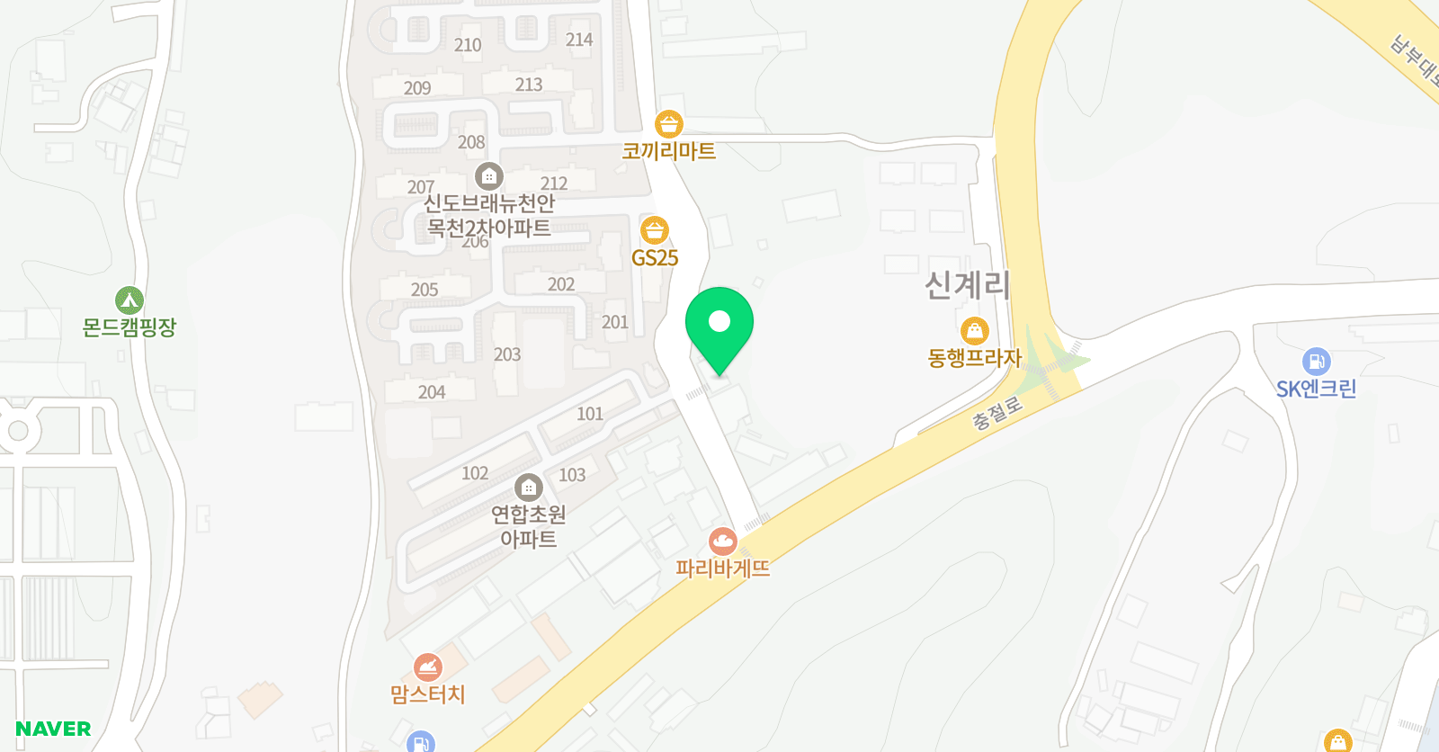 명문스마트 학원 위치