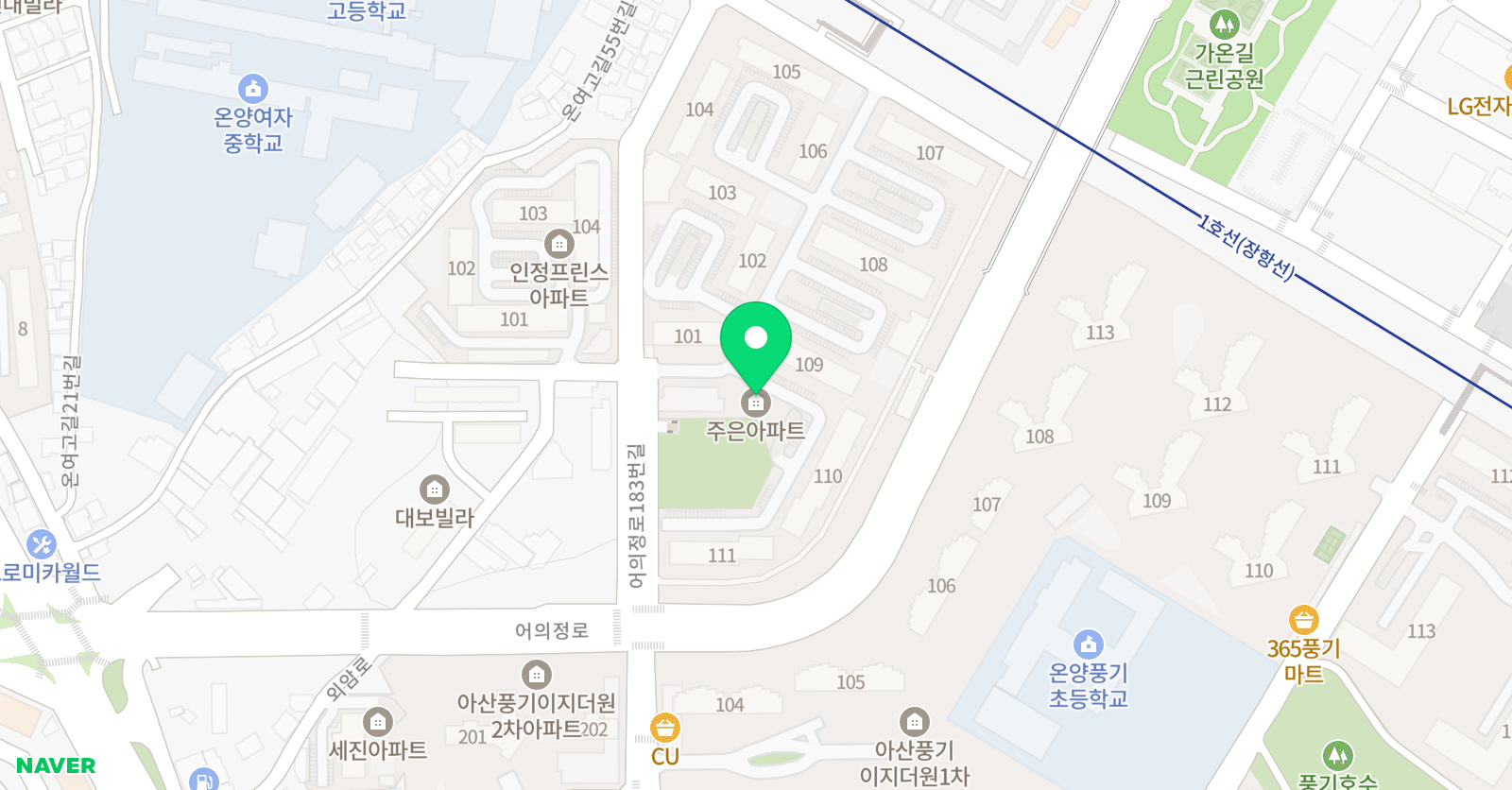 참교육타이거 태권도 위치