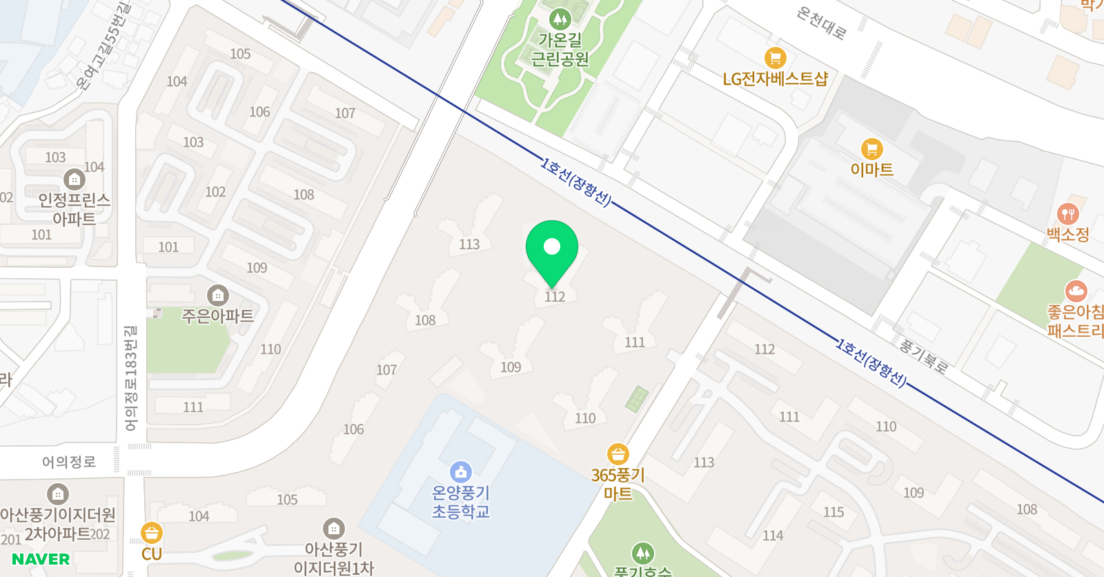 3030영어 풍기러닝센터 위치