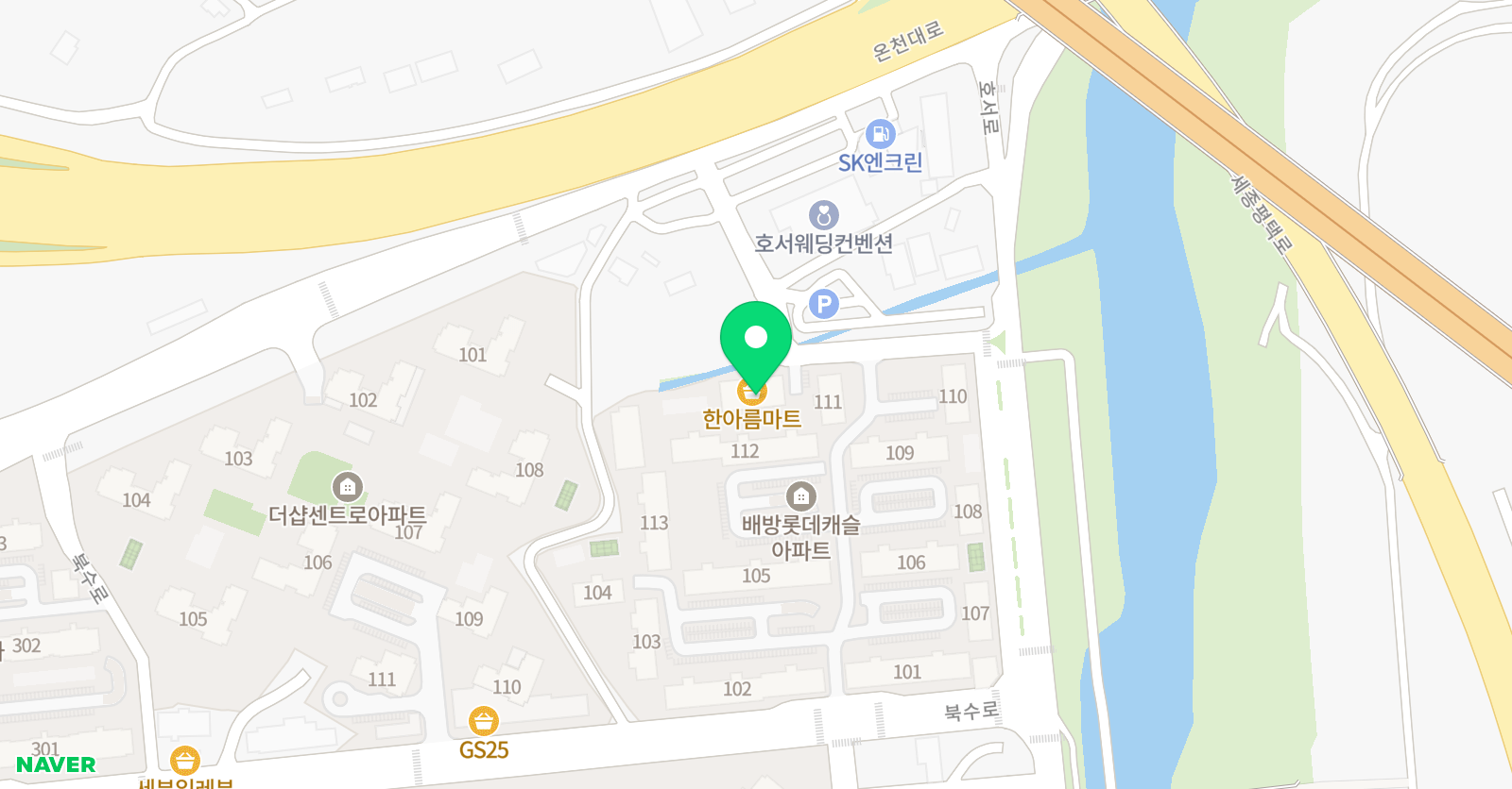 링키 영어학원 배방롯데캐슬 위치