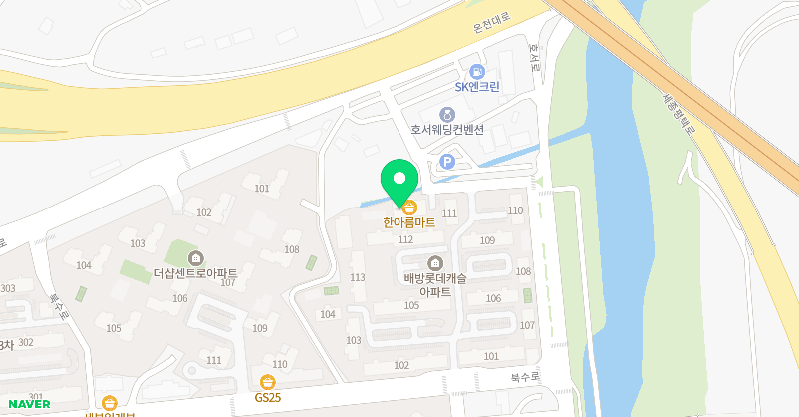 3030영어 북수러닝센터 위치