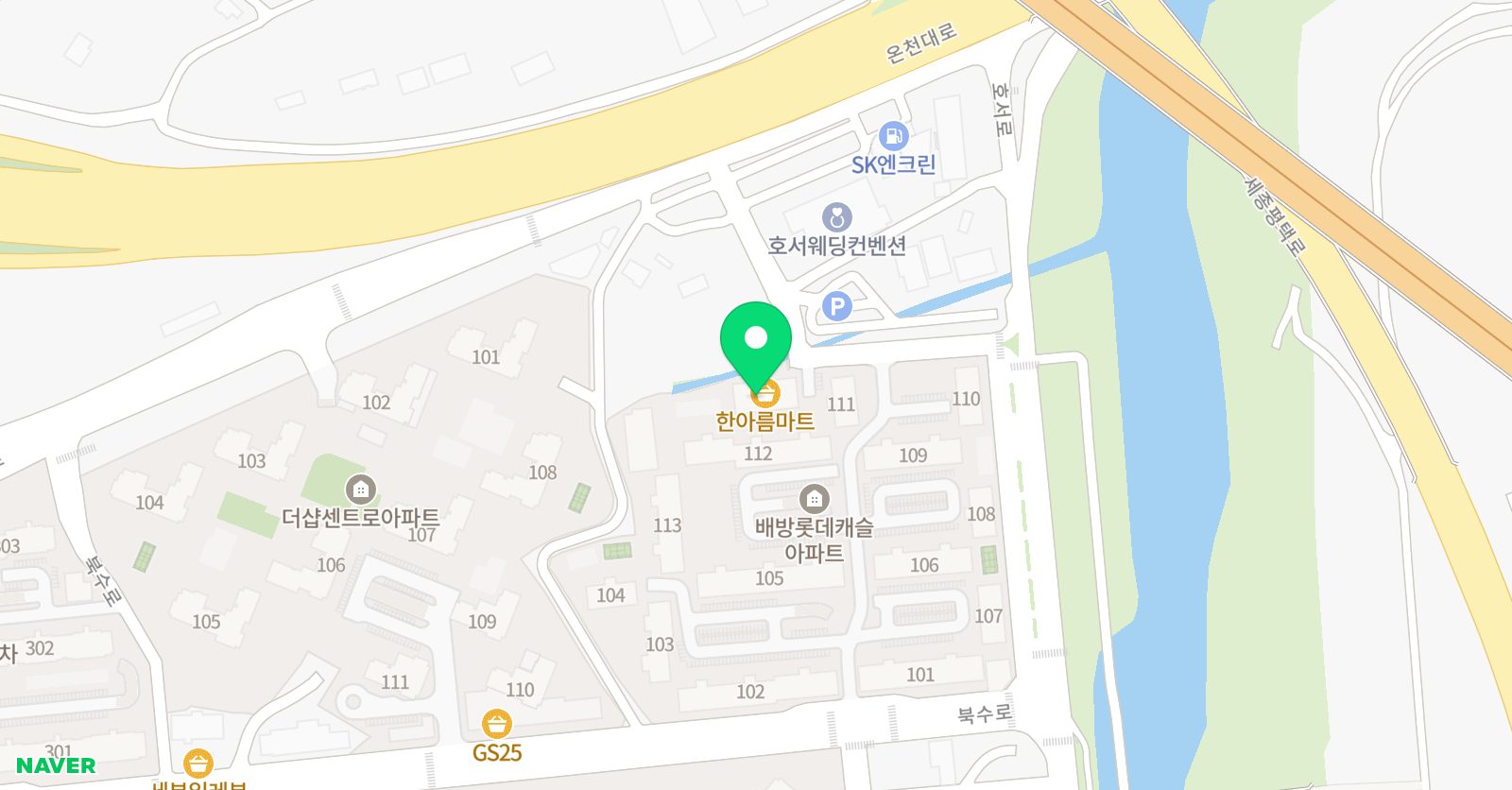 빨간펜 수학의달인 배방북수점 위치