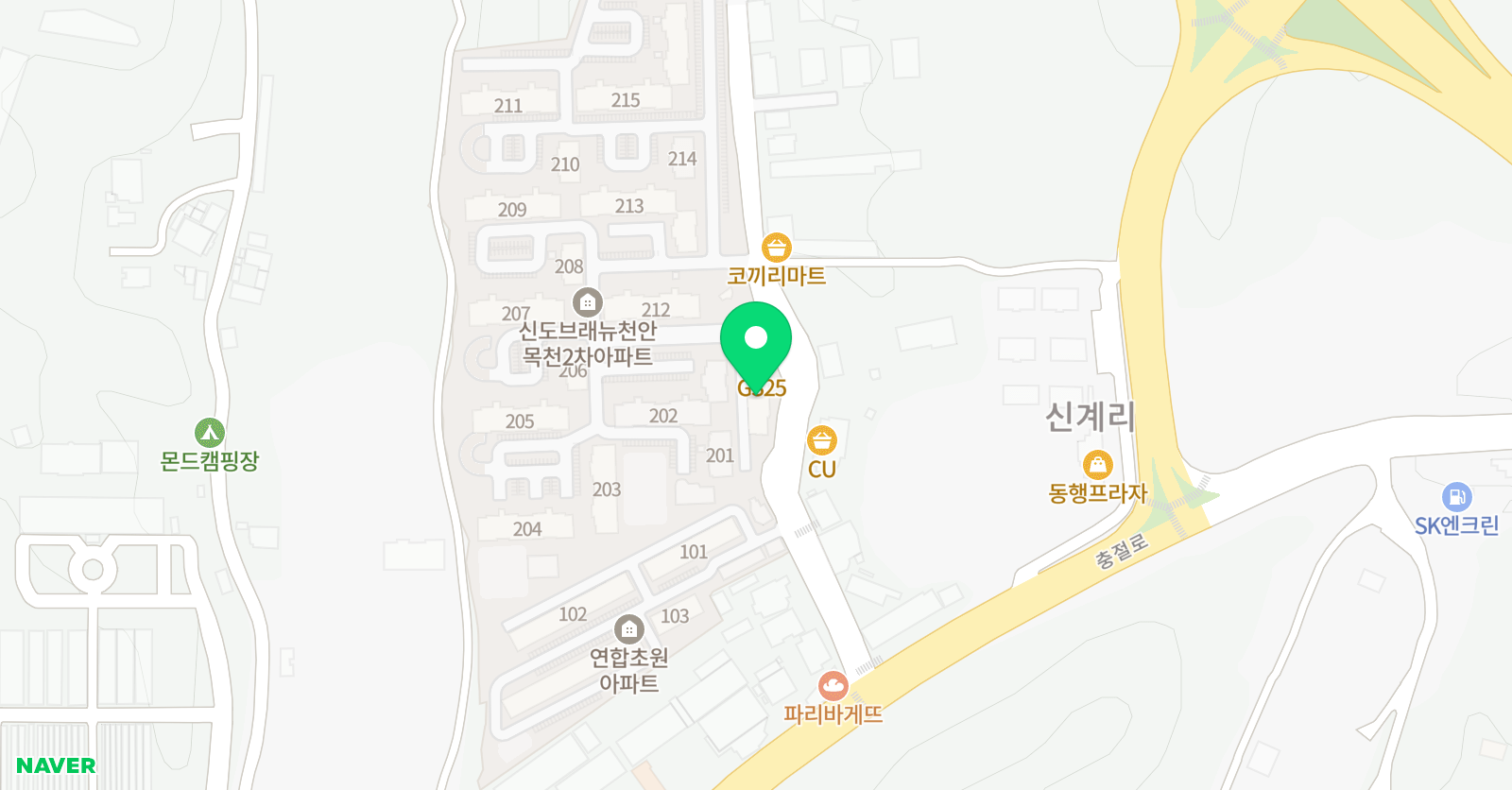 목천대일 학원 위치