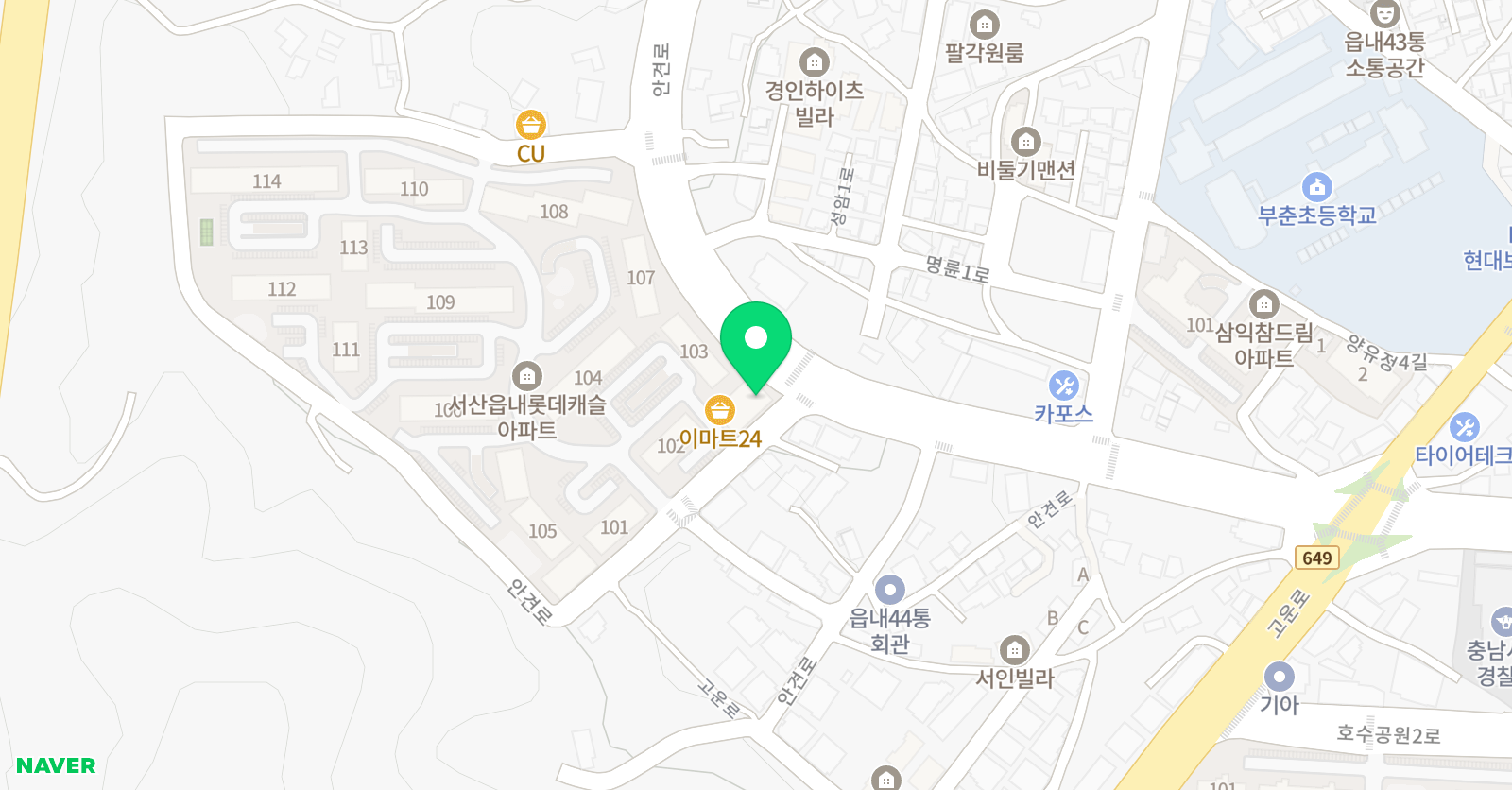 링키영어 서산롯데캐슬 위치