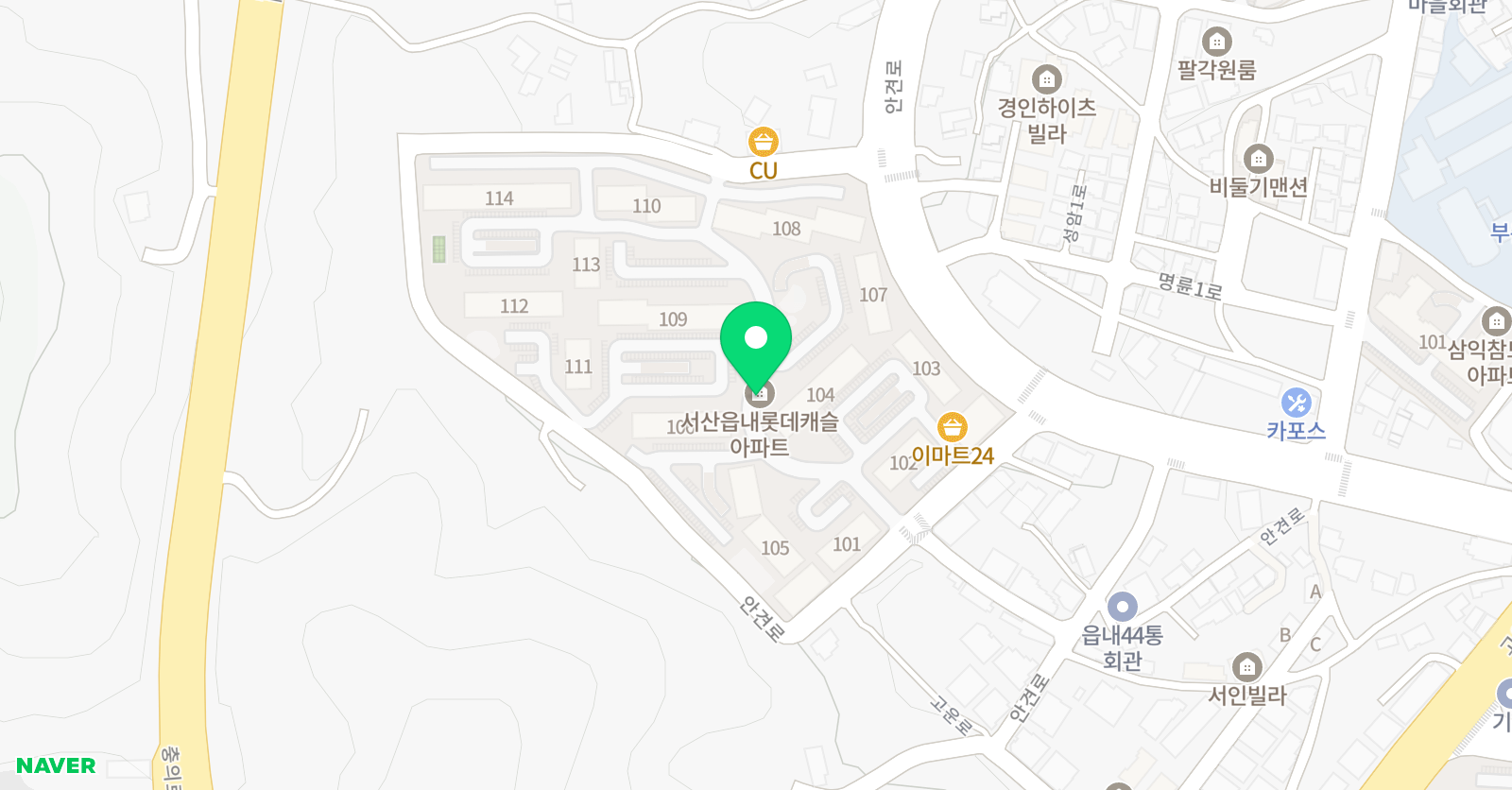 필수학 전문교습소 위치