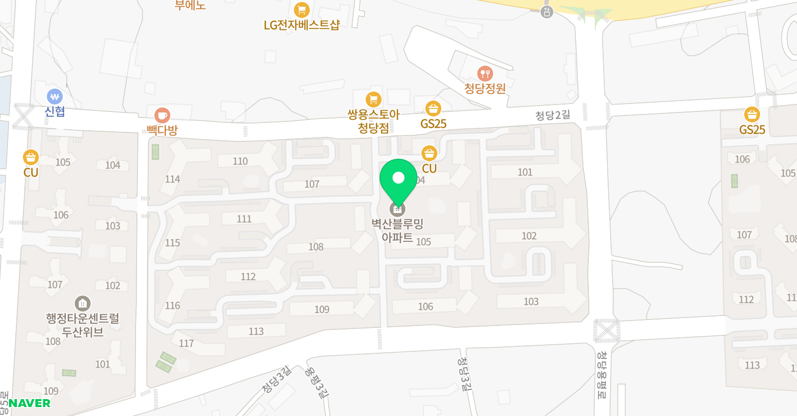 청당필 음악학원 위치