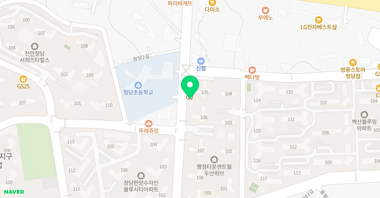 파머스영어 G1230수학학원 위치
