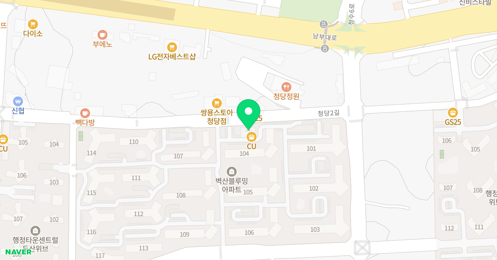 도토리 미술학원 위치