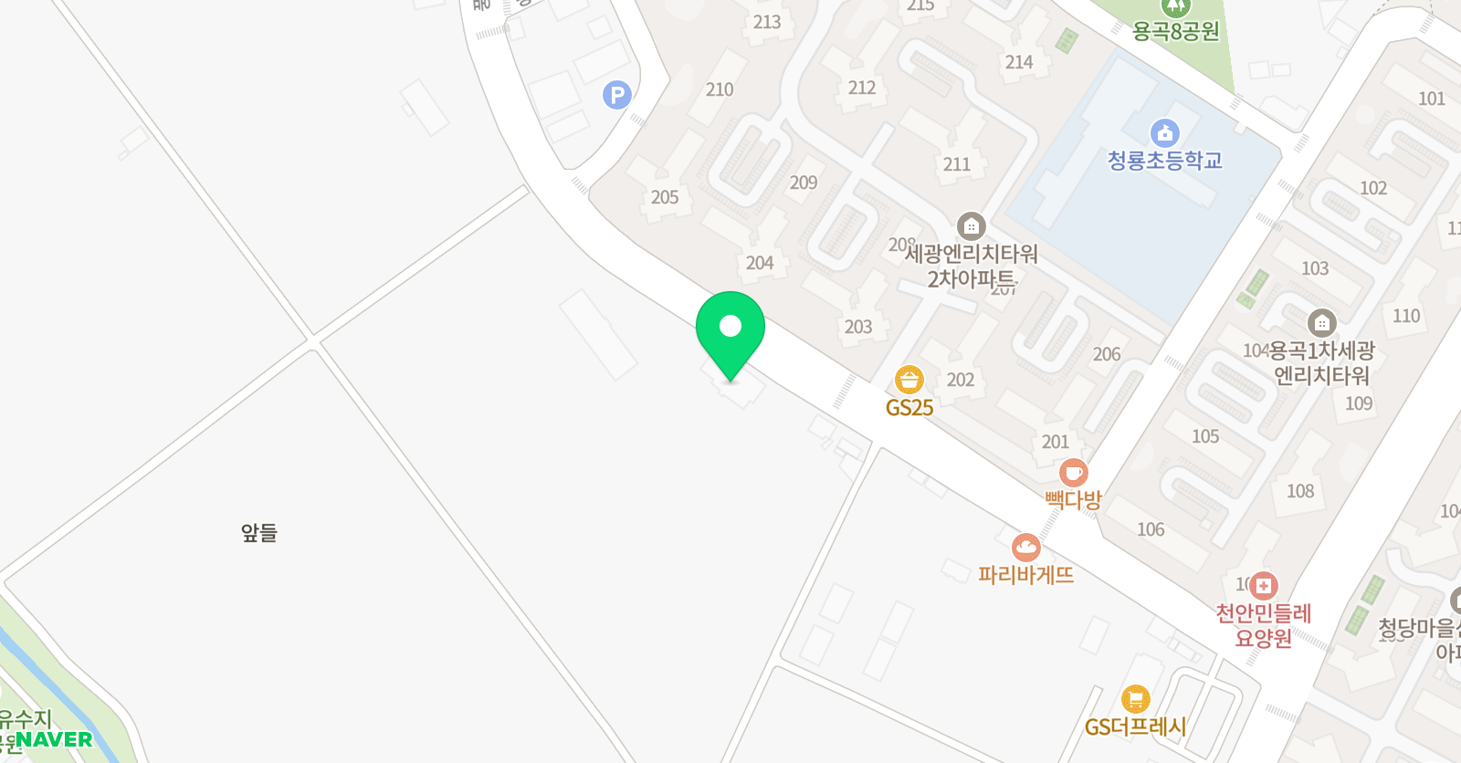 하늬바람 태권도장 위치