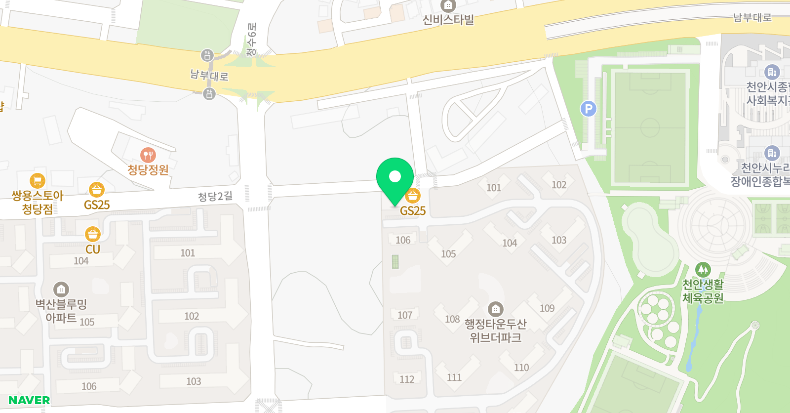 이룸 태권도장 위치