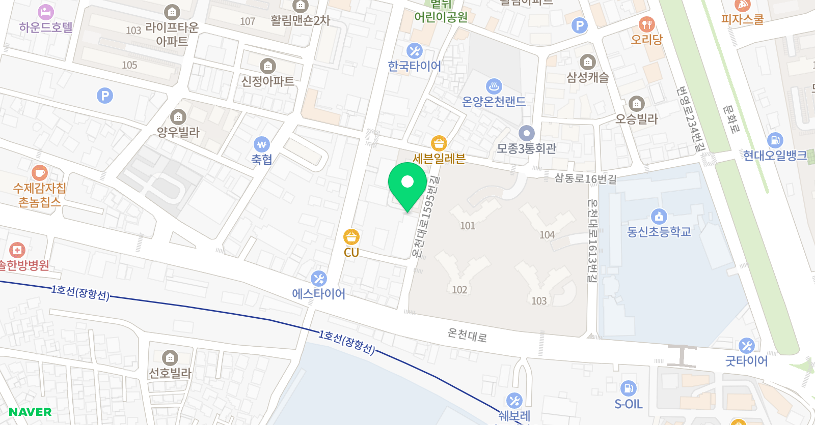 좋은습관에토스 학원 위치